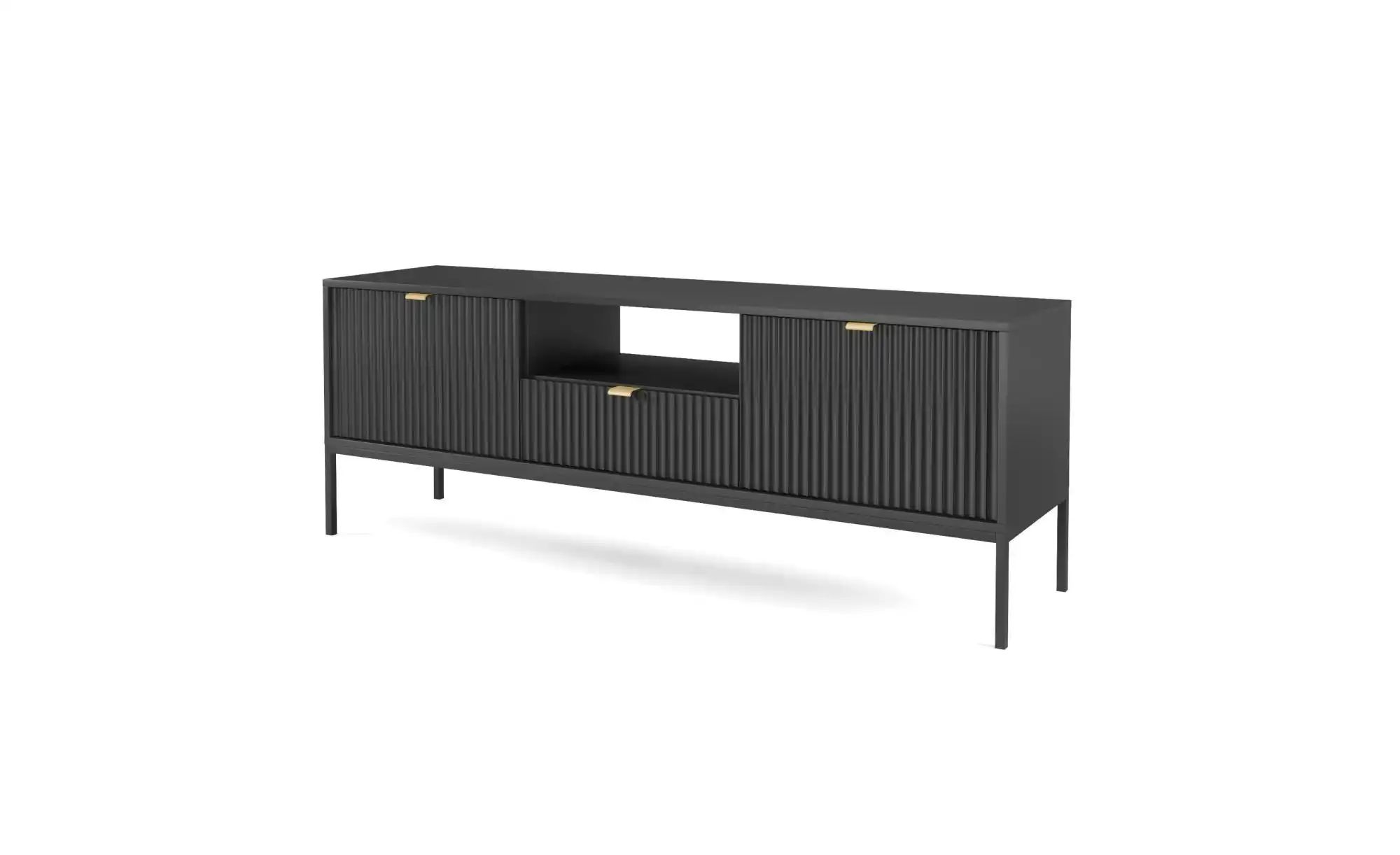 Selsey Lowboard  Vellore ¦ schwarz ¦ Maße (cm): B: 154 H: 56 Kommoden & Sid günstig online kaufen