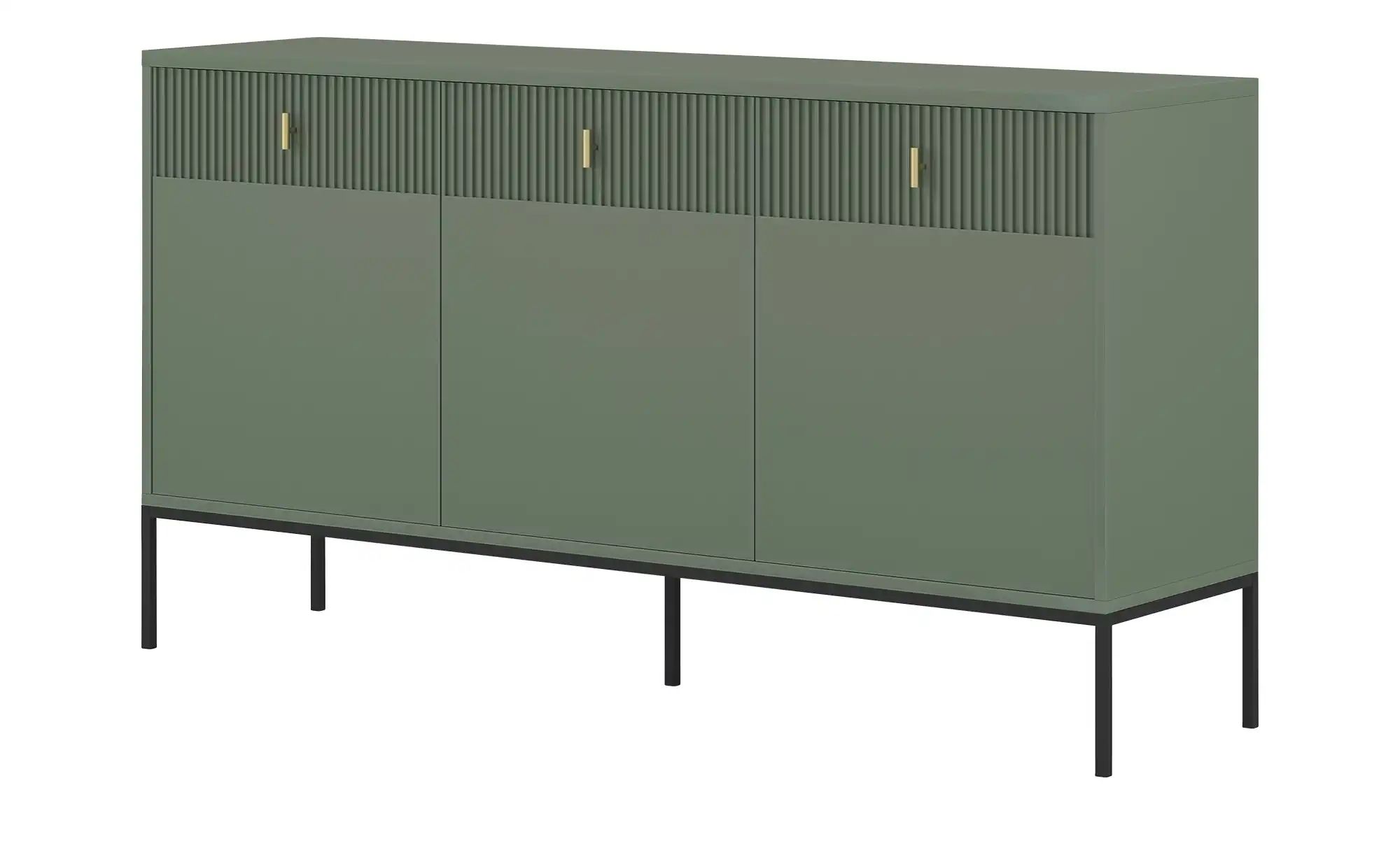 Sideboard Maglione ¦ grün ¦ Maße (cm): B: 154 H: 83 T: 39.0 Kommoden & Sid günstig online kaufen