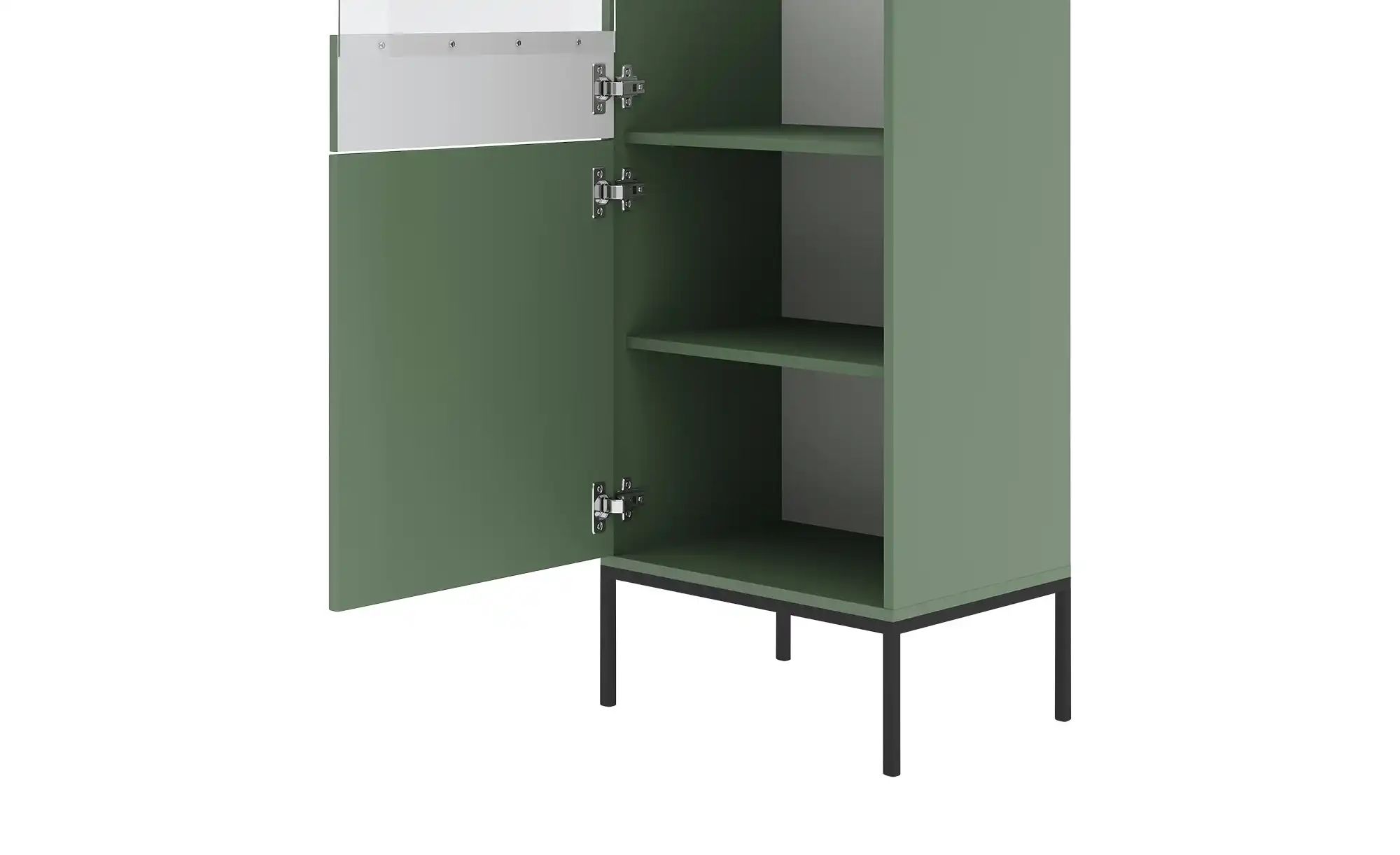 Vitrine  Maglione ¦ grün ¦ Maße (cm): B: 53,9 H: 175 T: 39.0 Schränke > Vit günstig online kaufen