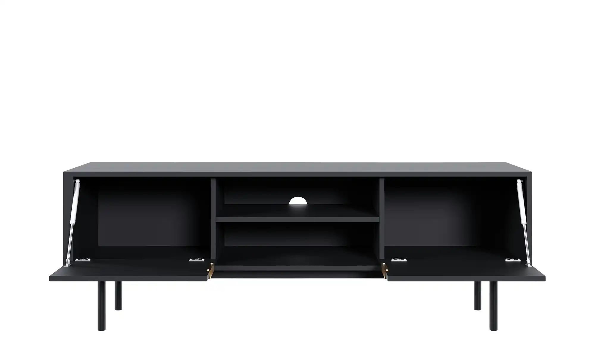 TV-Lowboard  Vinchio ¦ schwarz ¦ Maße (cm): B: 154 H: 54 T: 39.0 Kommoden & günstig online kaufen