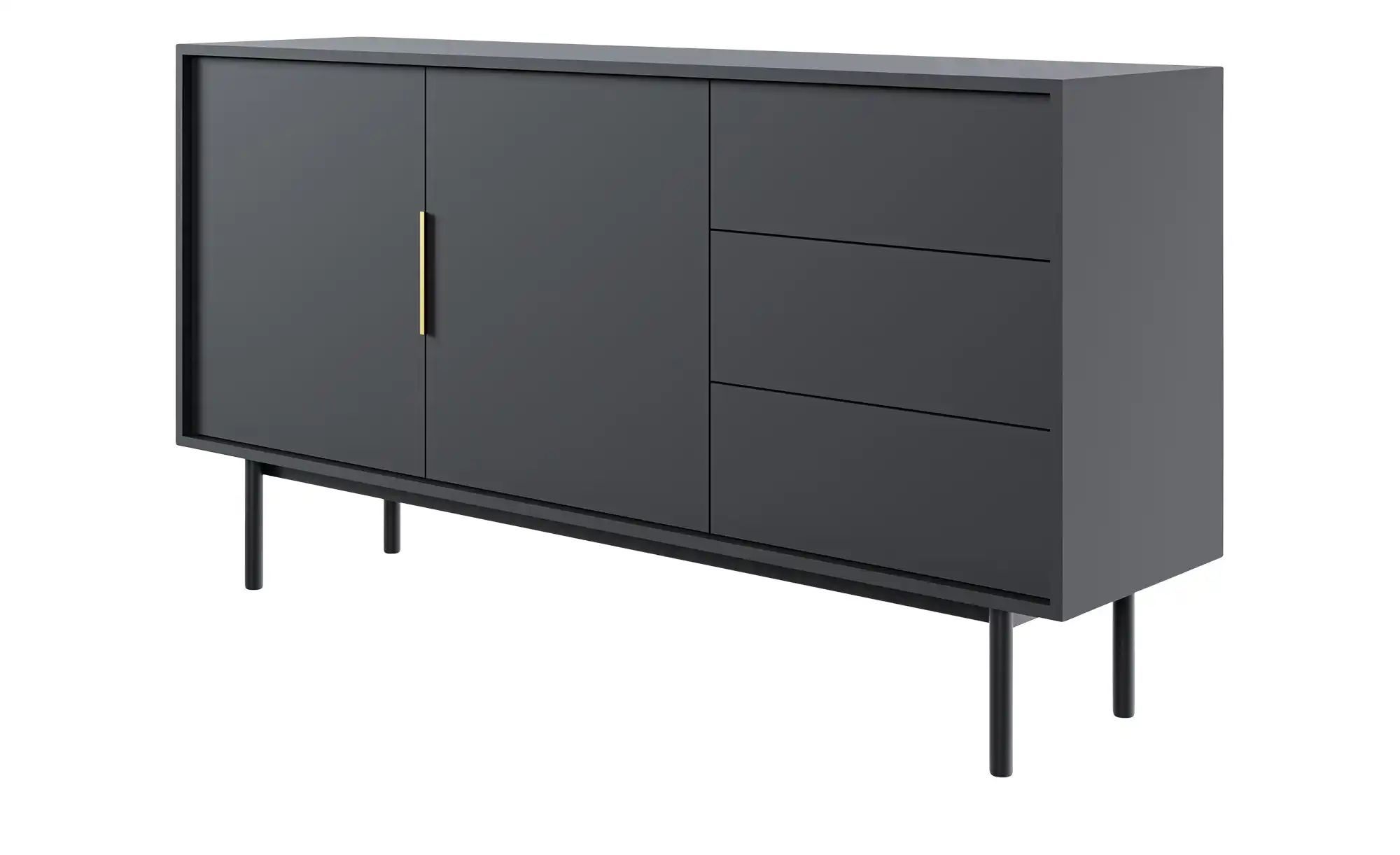 Sideboard  Vinchio ¦ schwarz ¦ Maße (cm): B: 154 H: 82 T: 39.0 Kommoden & S günstig online kaufen