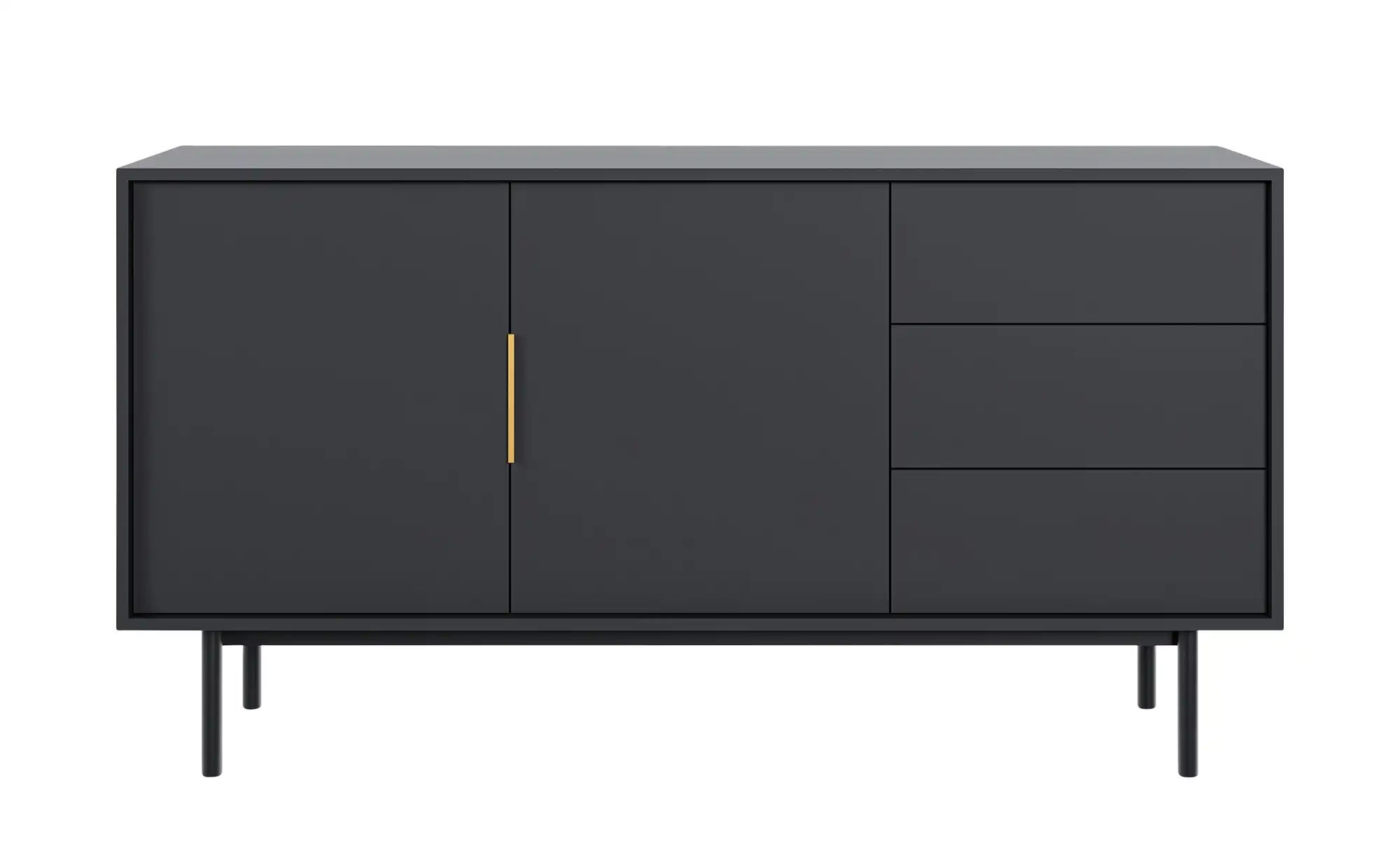 Sideboard  Vinchio ¦ schwarz ¦ Maße (cm): B: 154 H: 82 T: 39.0 Kommoden & S günstig online kaufen