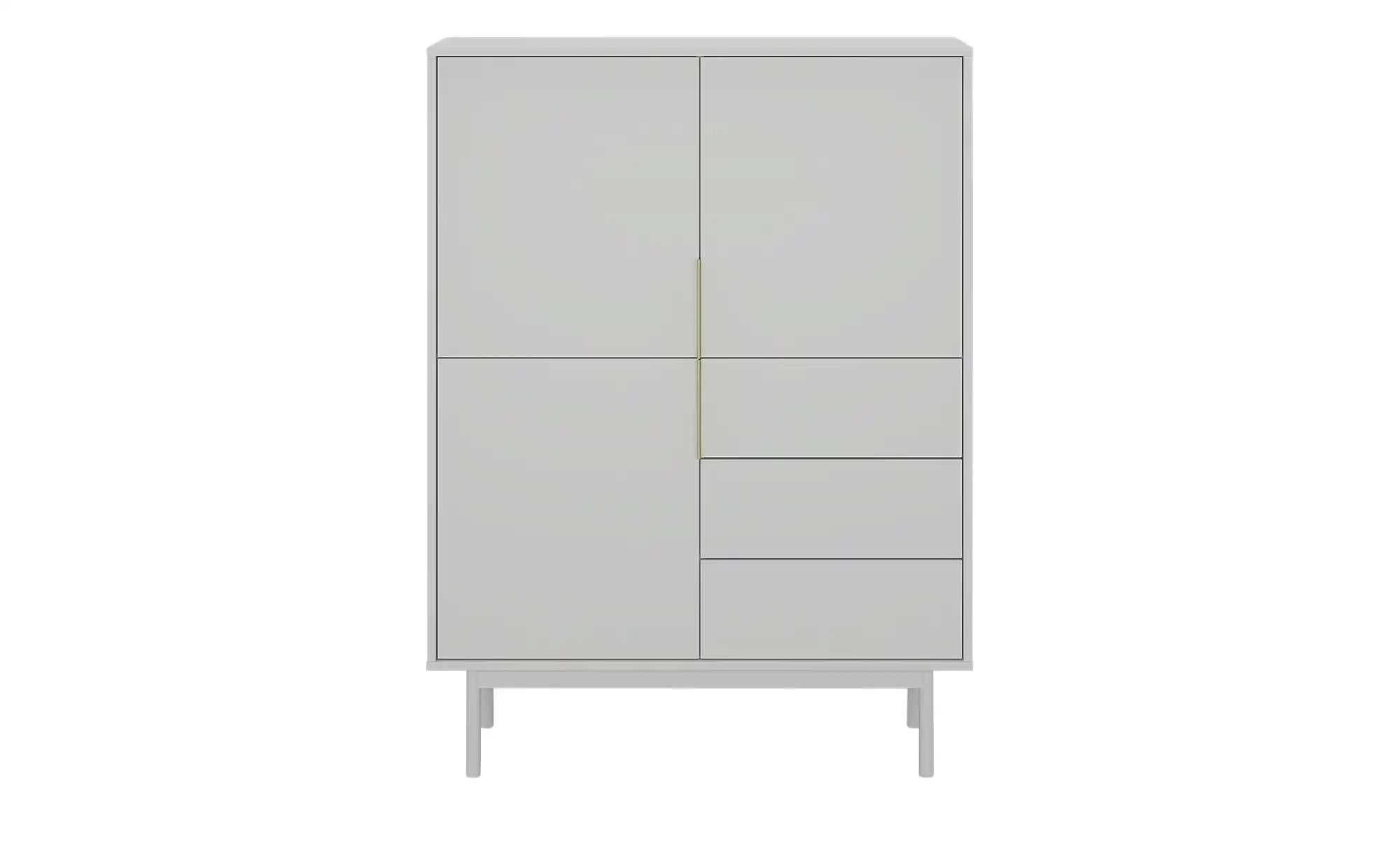 Highboard  Vinchio ¦ weiß ¦ Maße (cm): B: 104 H: 139,5 T: 39.0 Kommoden & S günstig online kaufen