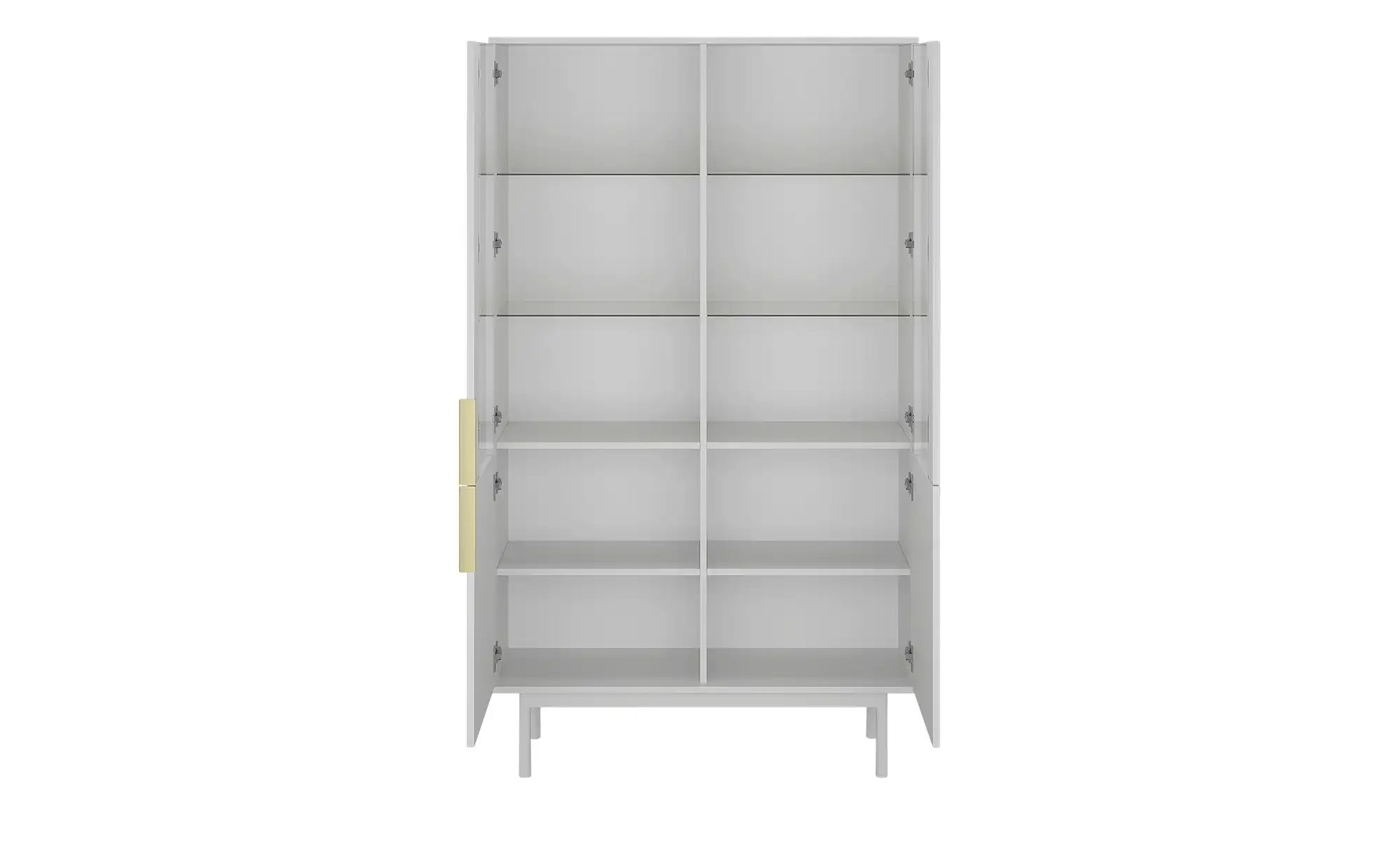 Vitrine  Vinchio ¦ weiß ¦ Maße (cm): B: 104 H: 179,5 T: 39.0 Schränke > Vit günstig online kaufen