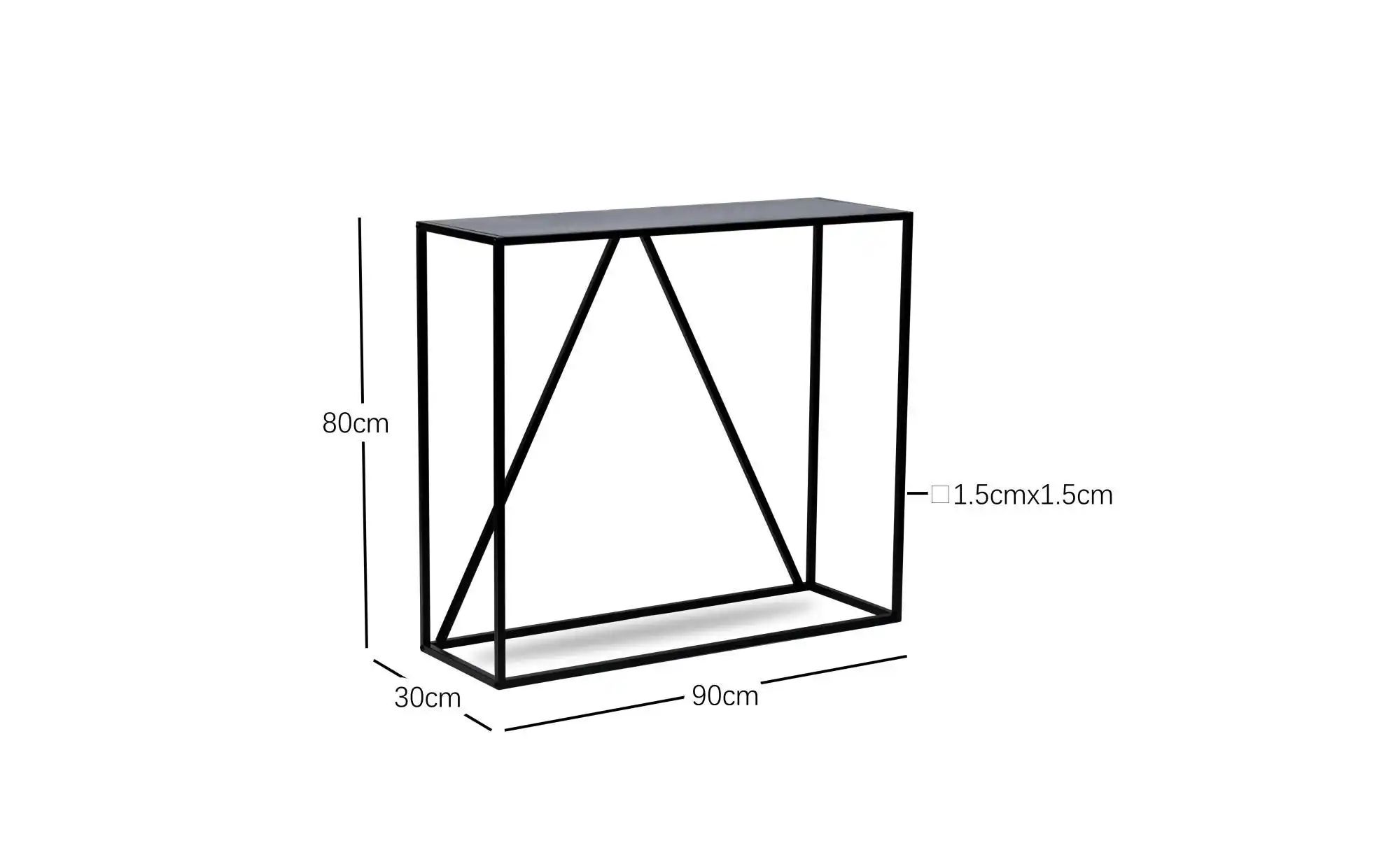 Konsolentisch   ¦ holzfarben ¦ Maße (cm): B: 90 H: 80 Tische > Konsolentisc günstig online kaufen