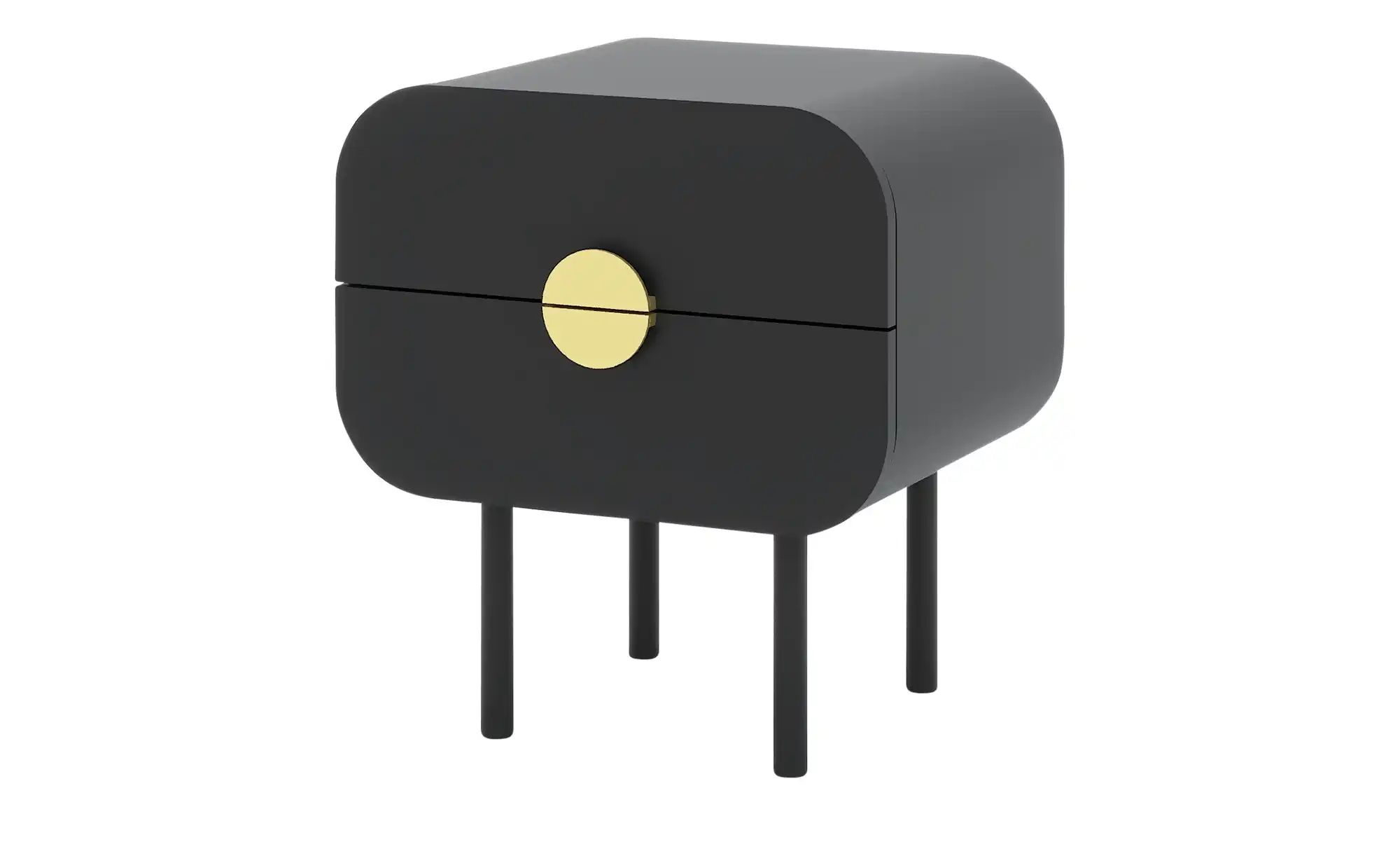 Kommode  Ovada ¦ schwarz ¦ Maße (cm): B: 50 H: 55 T: 39.5 Kommoden & Sidebo günstig online kaufen