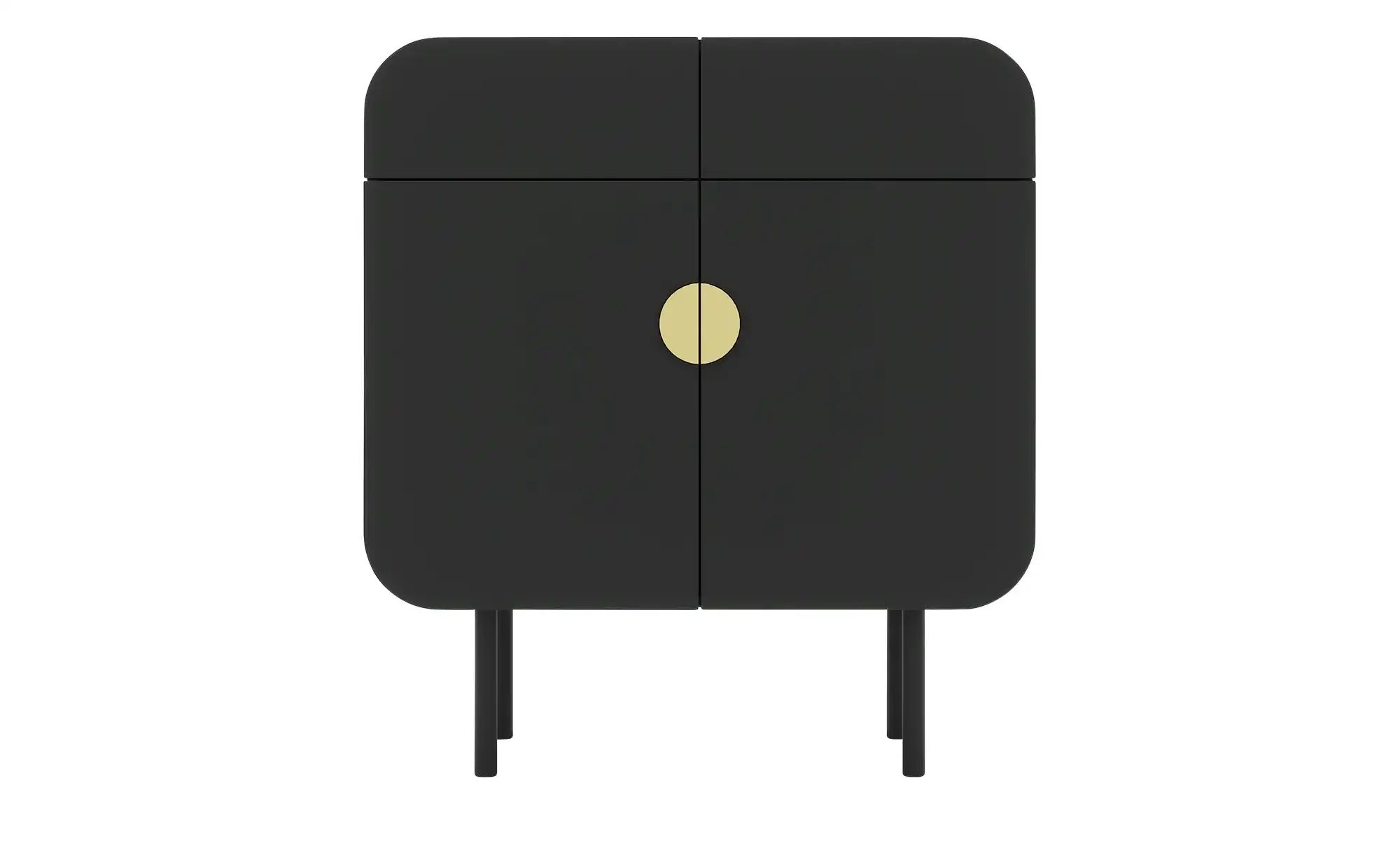 Kommode  Ovada ¦ schwarz ¦ Maße (cm): B: 85 H: 91 T: 39.5 Kommoden & Sidebo günstig online kaufen