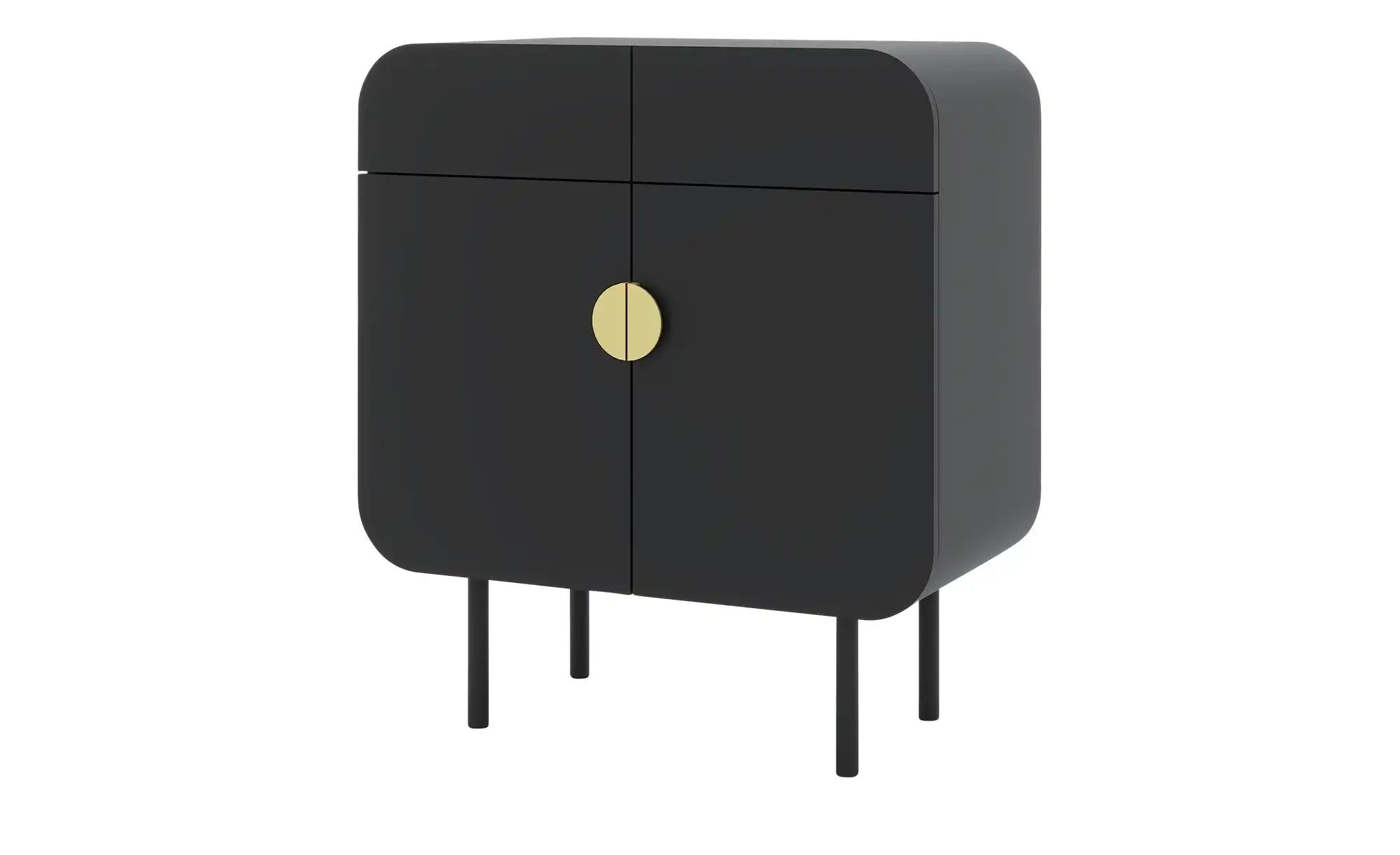 Kommode  Ovada ¦ schwarz ¦ Maße (cm): B: 85 H: 91 T: 39.5 Kommoden & Sidebo günstig online kaufen