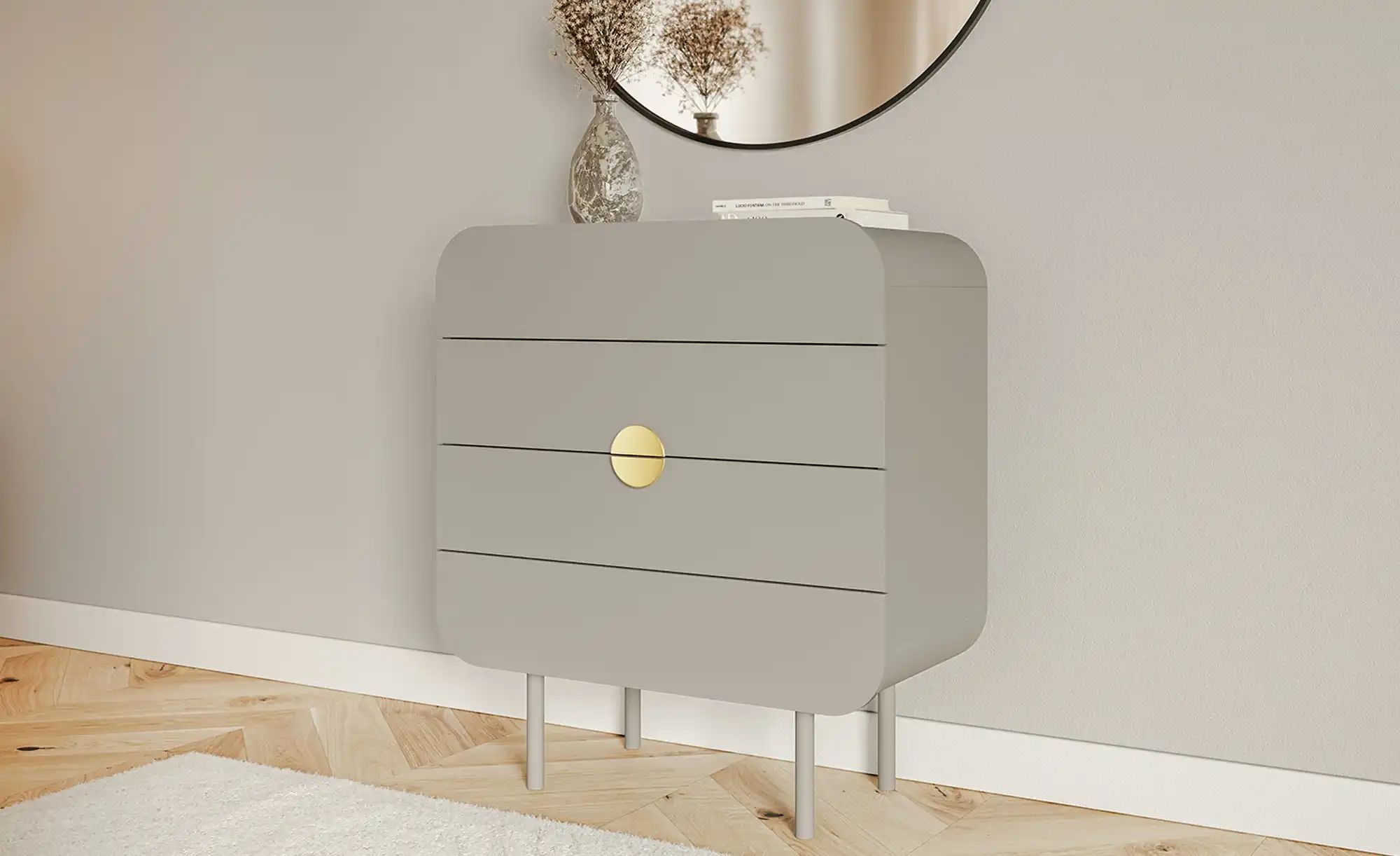 Kommode  Ovada ¦ beige ¦ Maße (cm): B: 85 H: 91 T: 39.5 Kommoden & Sideboar günstig online kaufen