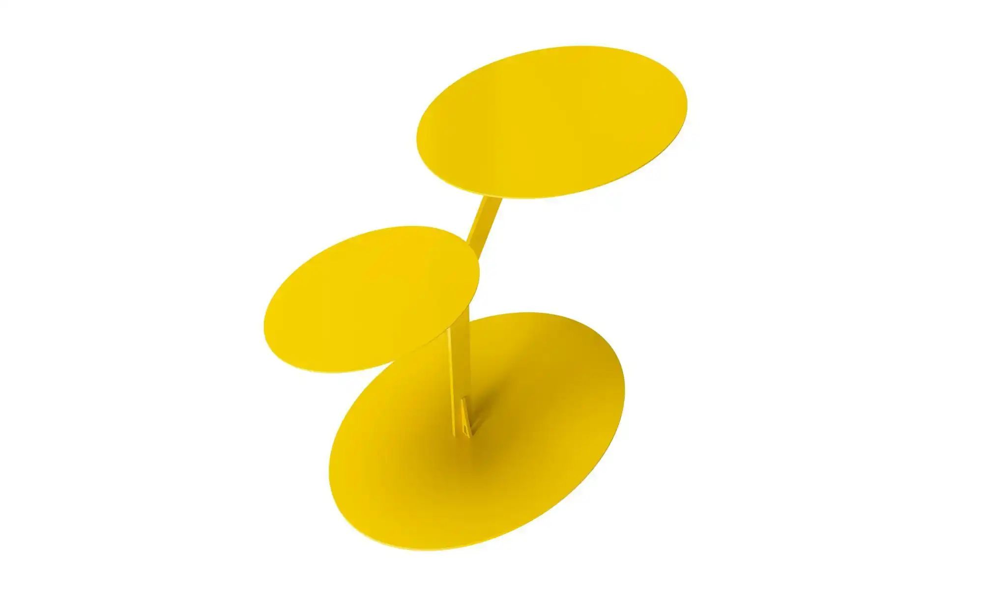 Beistelltisch   ¦ gelb ¦ Maße (cm): B: 54 H: 44,5 Tische > Beistelltische > günstig online kaufen