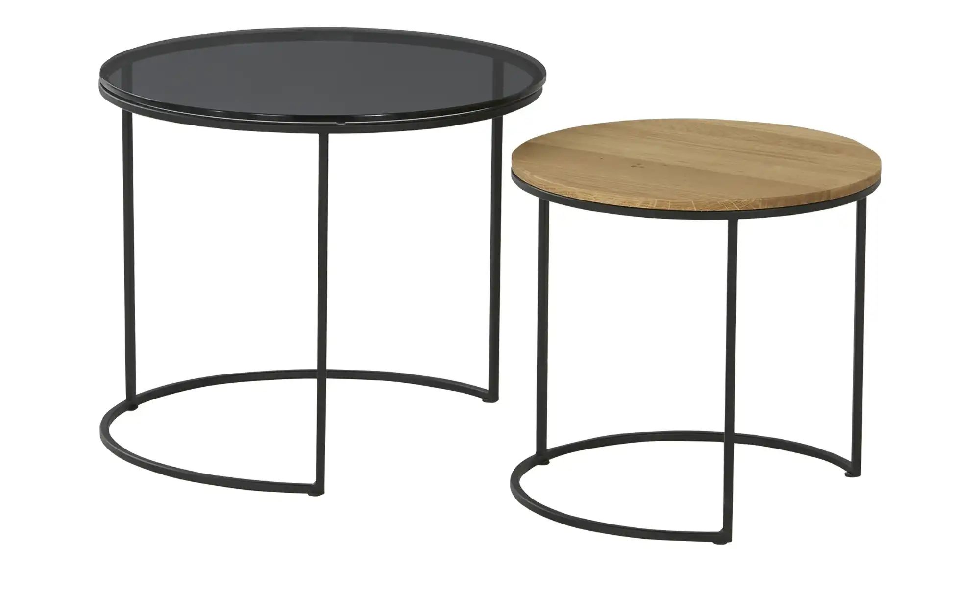 Beistelltisch 2er Set  Idenheim ¦ holzfarben ¦ Maße (cm): H: 42  Ø: 50 Tisc günstig online kaufen