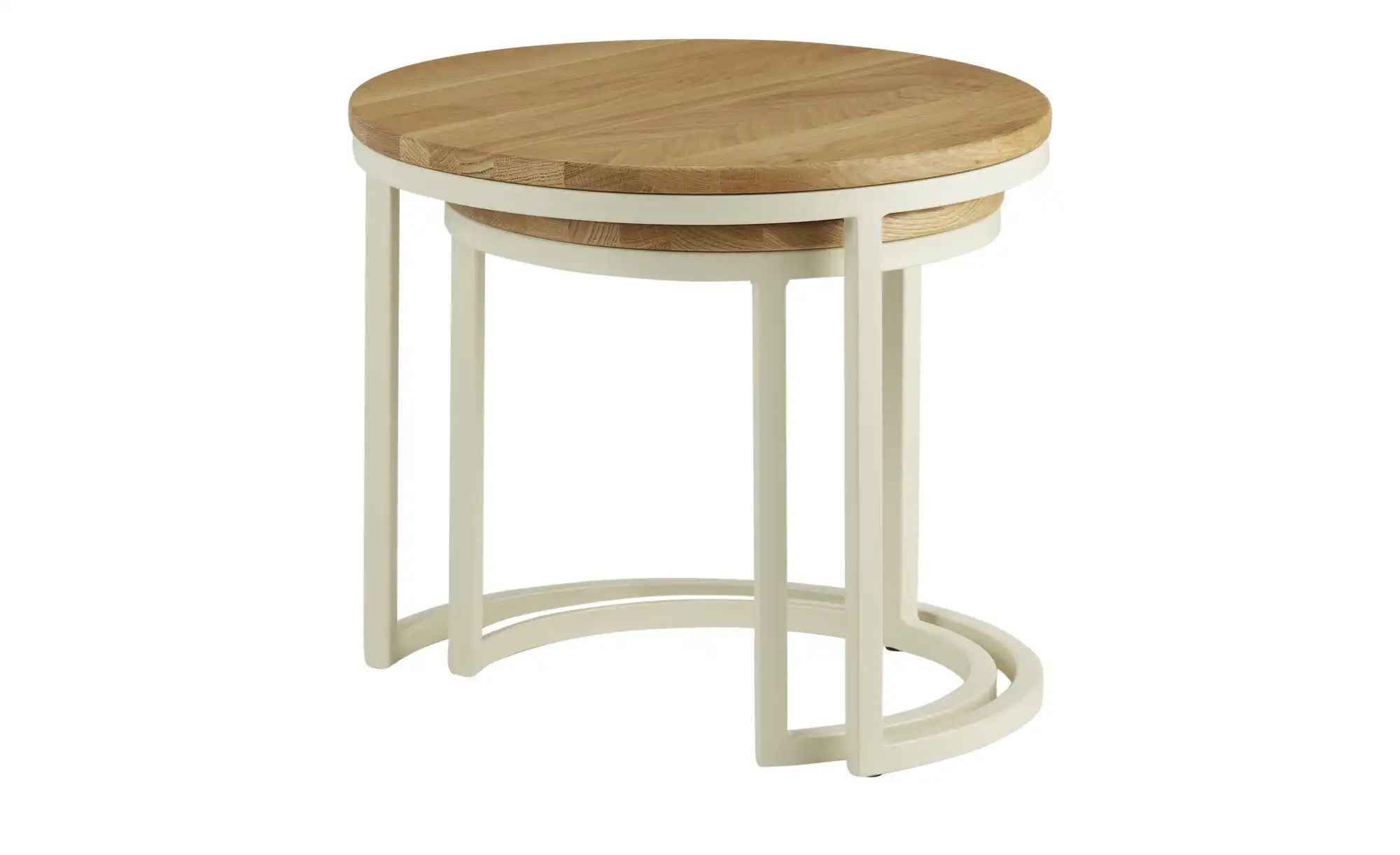 Beistelltisch 2er Set  Idenheim ¦ holzfarben ¦ Maße (cm): H: 43  Ø: 50 Tisc günstig online kaufen