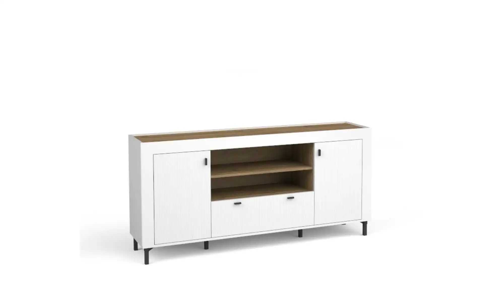 Sideboard  Mossa ¦ weiß ¦ Maße (cm): B: 177,1 H: 83,6 Kommoden & Sideboards günstig online kaufen