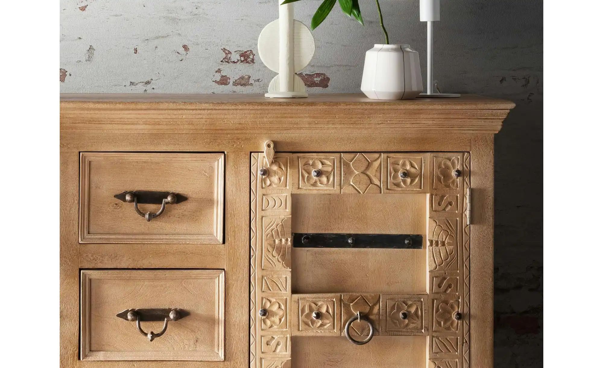 Sideboard   ¦ holzfarben ¦ Maße (cm): B: 150 H: 90 Kommoden & Sideboards > günstig online kaufen
