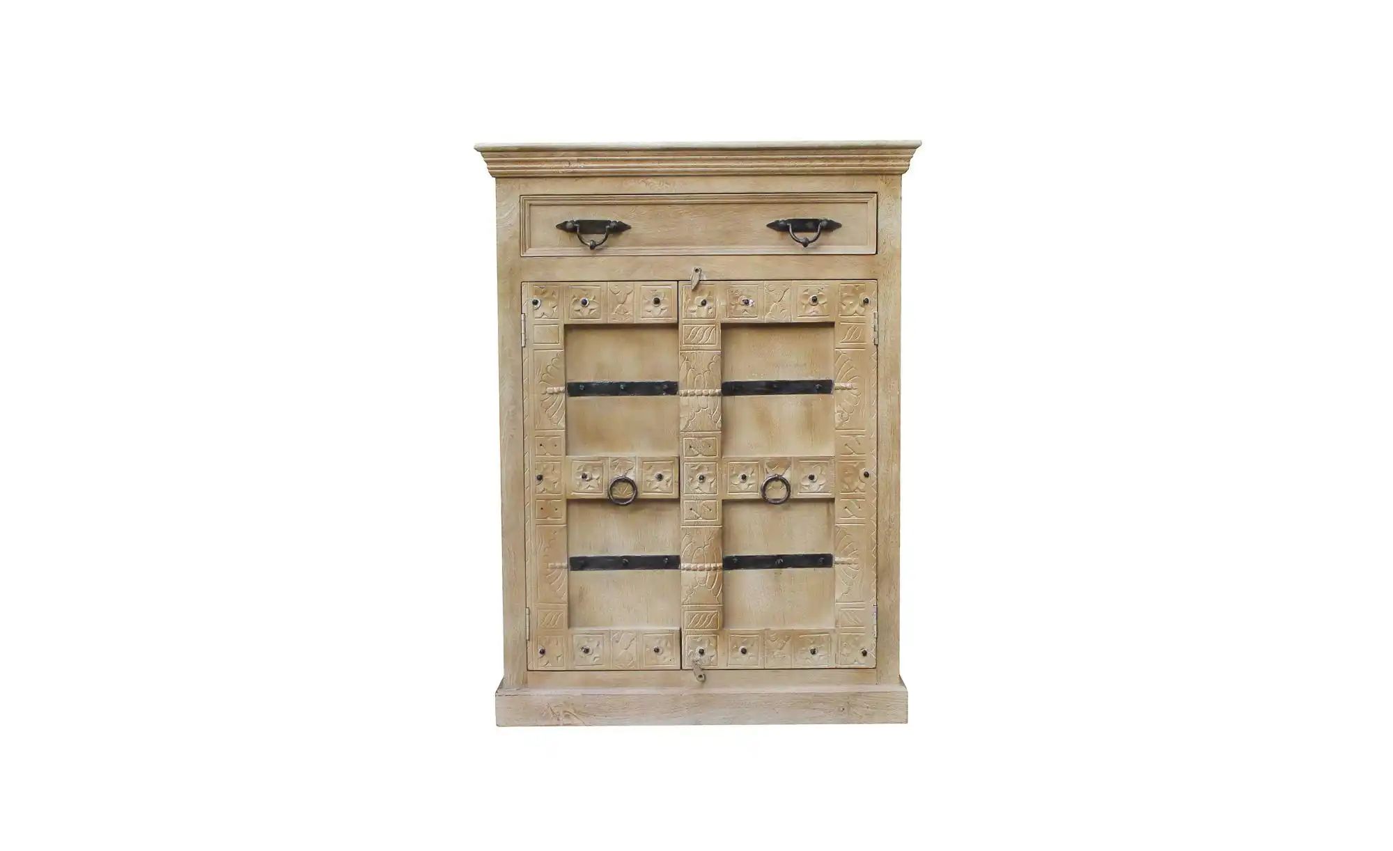 Highboard  Daipur ¦ holzfarben ¦ Maße (cm): B: 90 H: 120 Kommoden & Sideboa günstig online kaufen