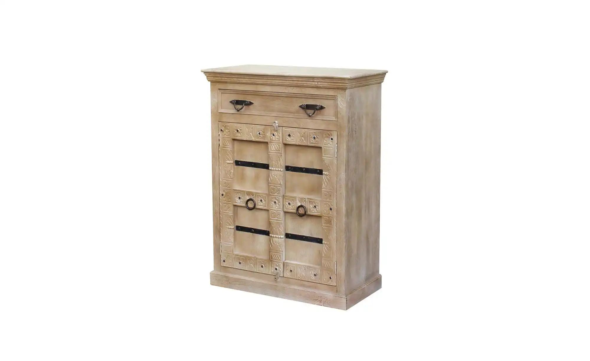 Highboard  Daipur ¦ holzfarben ¦ Maße (cm): B: 90 H: 120 Kommoden & Sideboa günstig online kaufen