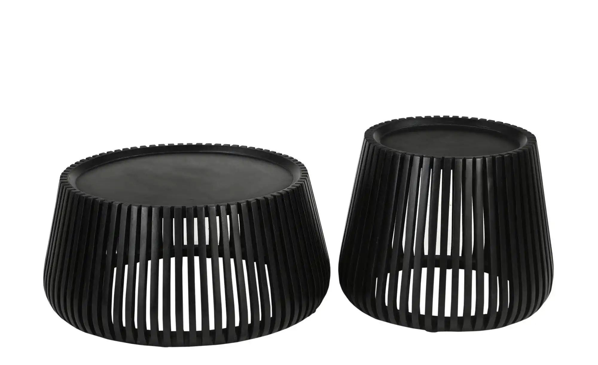 Beistelltisch  Black Smooth ¦ schwarz ¦ Maße (cm): H: 46  Ø: 50 Tische > Be günstig online kaufen