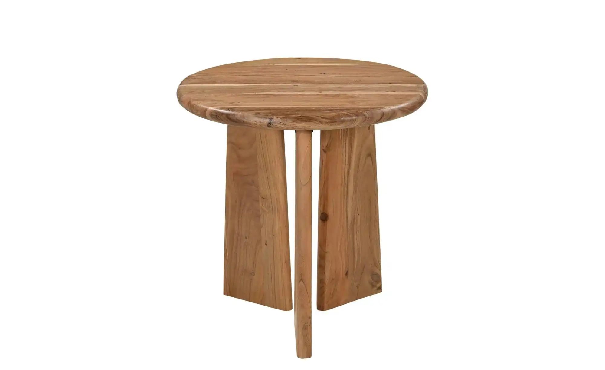 Beistelltisch  Acacia Wave ¦ braun ¦ Maße (cm): B: 60 H: 60 Tische > Beiste günstig online kaufen