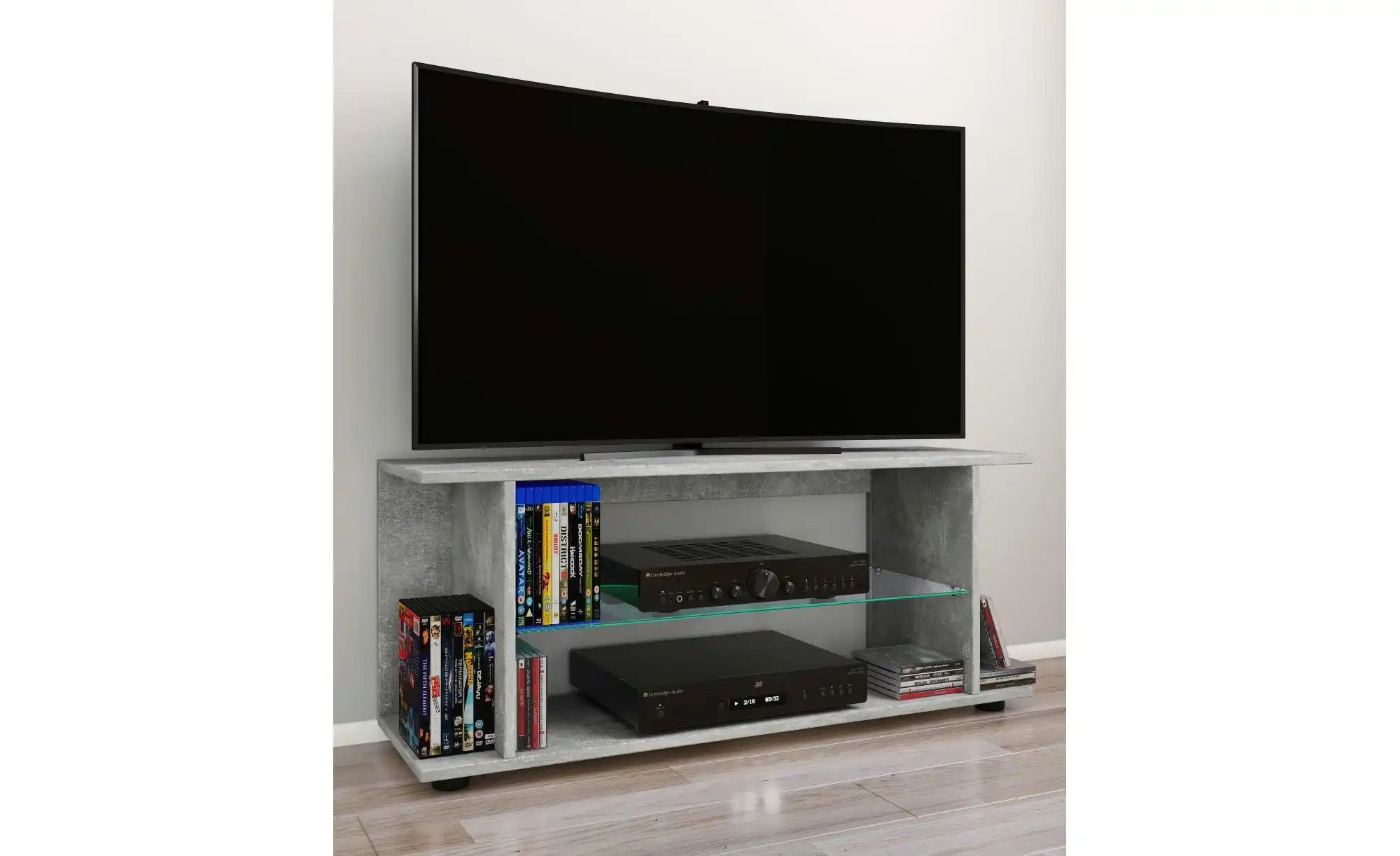 Thumbnail - Lowboard  Plexalo ¦ grau ¦ Maße (cm): B: 110 H: 42 Kommoden & Sideboards > Lowboards - Höffner