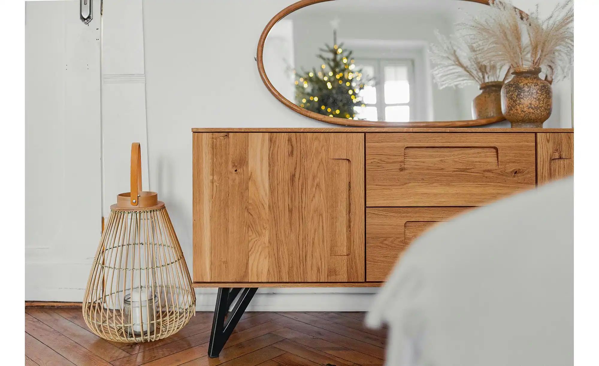 Sideboard  Karl ¦ holzfarben ¦ Maße (cm): B: 136 H: 61 Kommoden & Sideboard günstig online kaufen