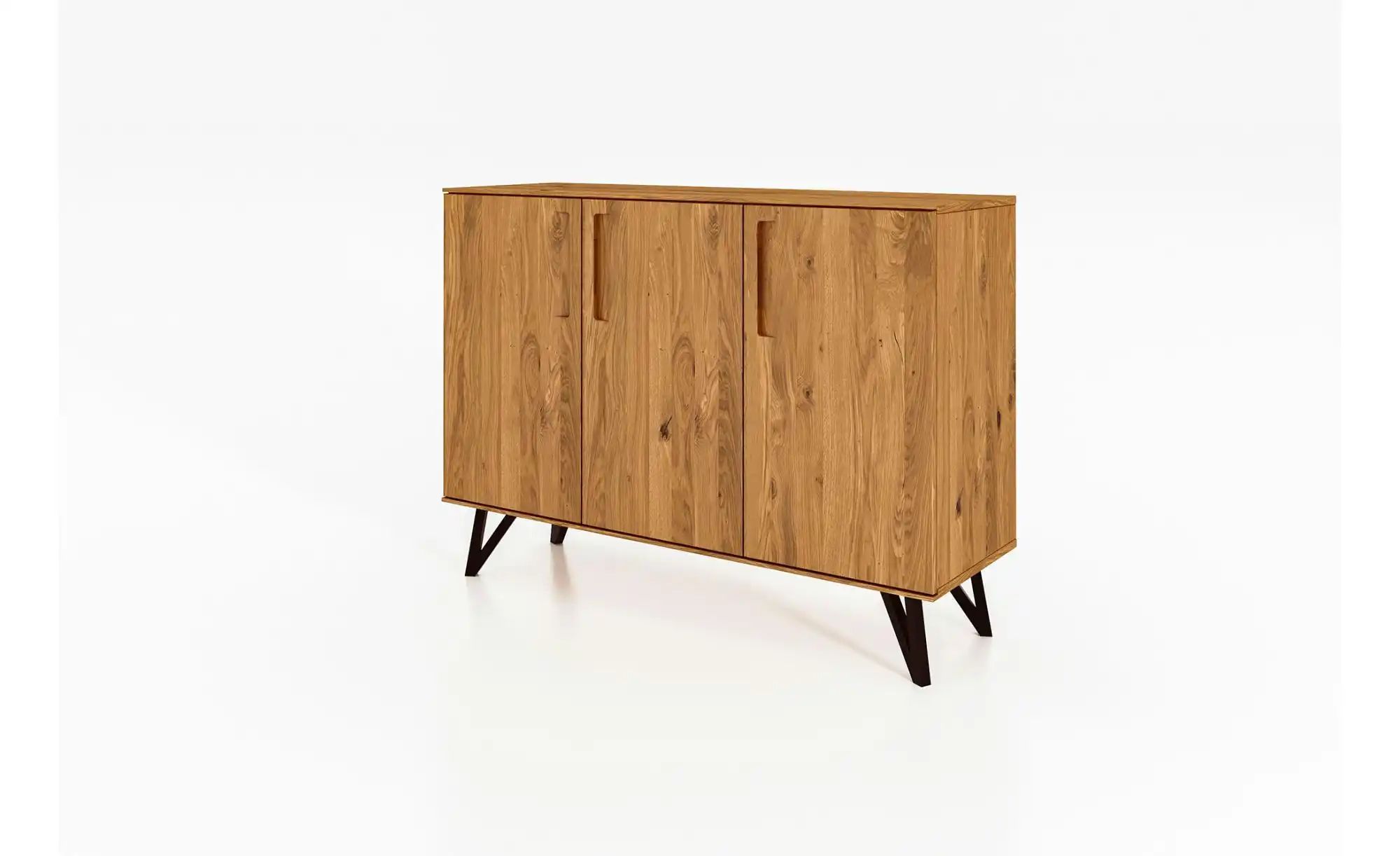 Highboard  Karl ¦ holzfarben ¦ Maße (cm): B: 136 H: 100 Kommoden & Sideboar günstig online kaufen