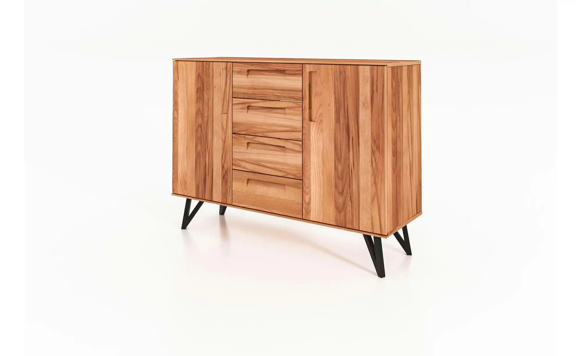 Highboard  Karl ¦ holzfarben ¦ Maße (cm): B: 136 H: 100 Kommoden & Sideboar günstig online kaufen