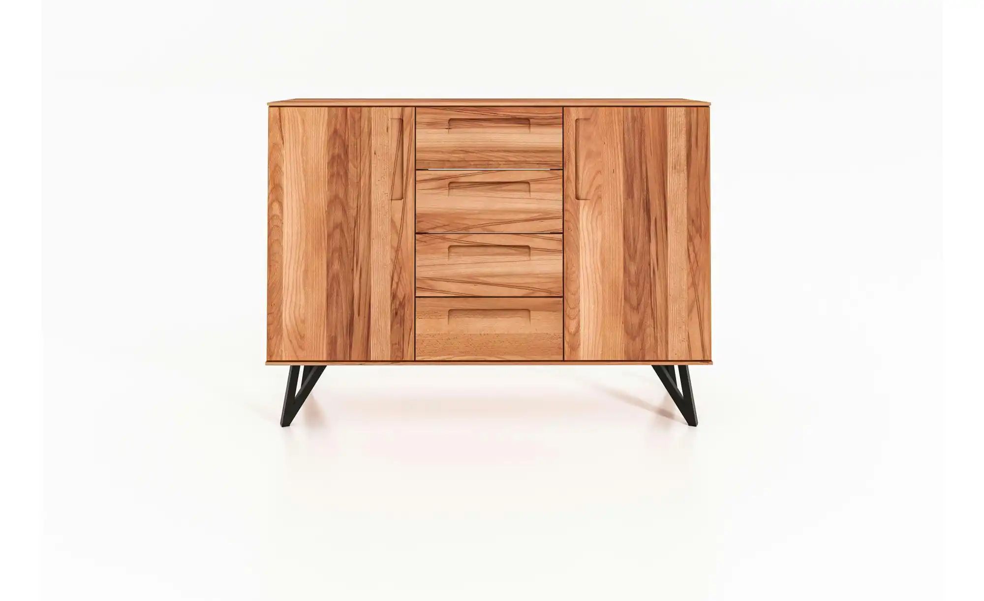 Highboard  Karl ¦ holzfarben ¦ Maße (cm): B: 136 H: 100 Kommoden & Sideboar günstig online kaufen