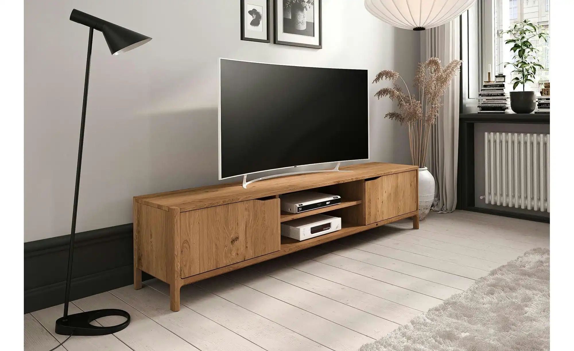 Lowboard  Jonas ¦ holzfarben ¦ Maße (cm): B: 200 H: 48 Kommoden & Sideboard günstig online kaufen