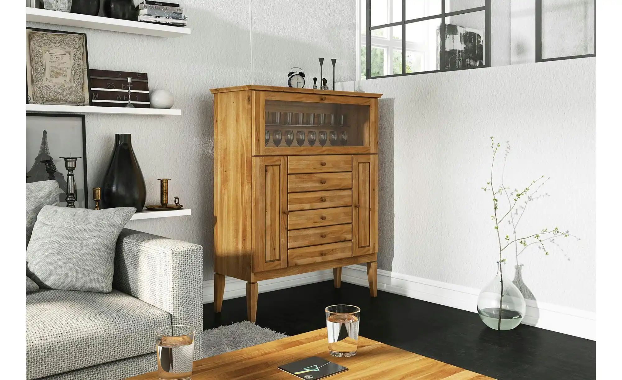 Highboard  Erik ¦ holzfarben ¦ Maße (cm): B: 112 H: 50 Kommoden & Sideboard günstig online kaufen