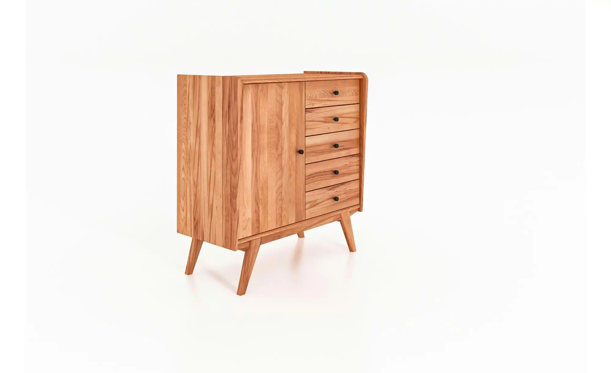 Highboard  Hugo ¦ holzfarben ¦ Maße (cm): B: 100 H: 105 Kommoden & Sideboar günstig online kaufen