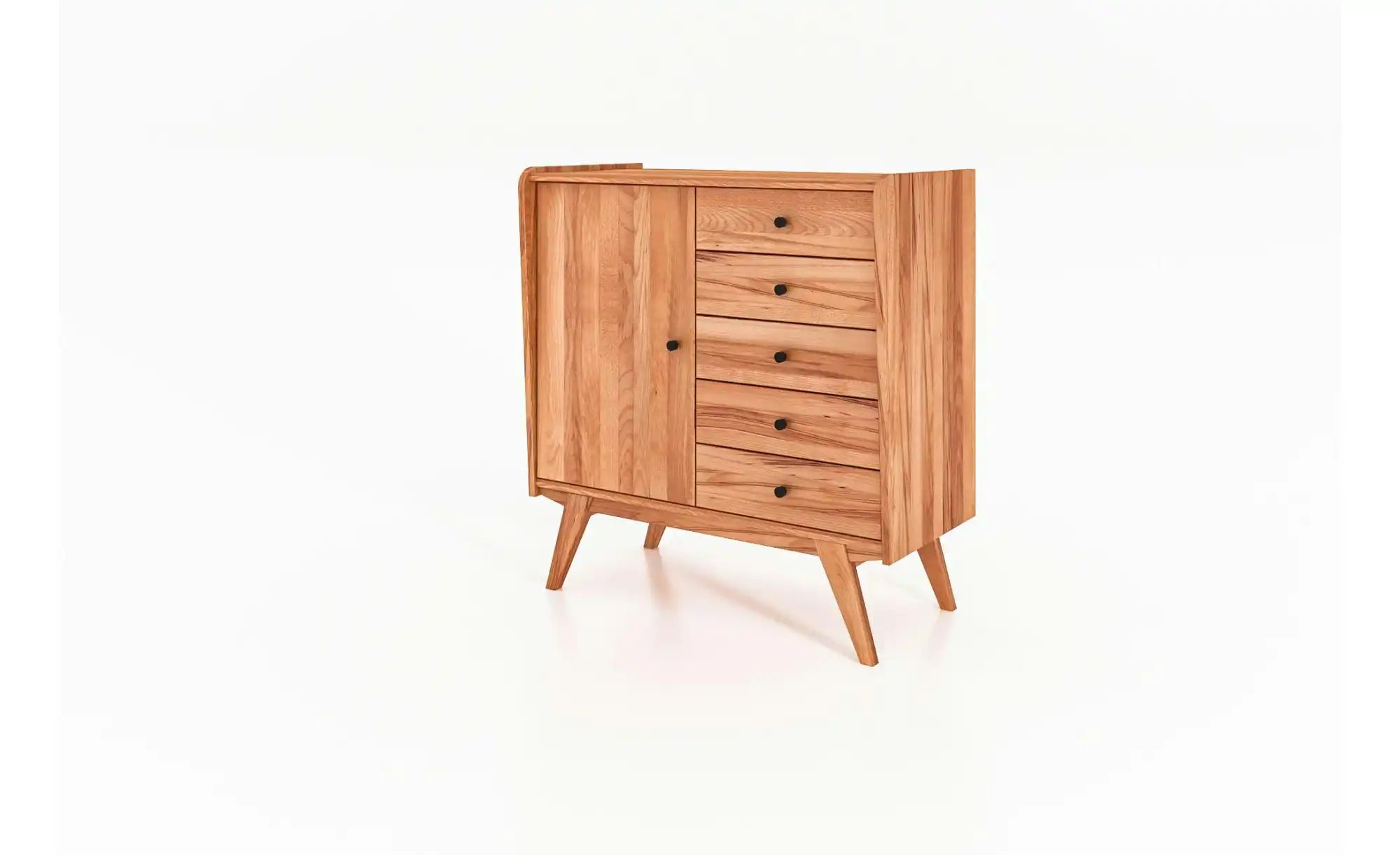 Highboard  Hugo ¦ holzfarben ¦ Maße (cm): B: 100 H: 105 Kommoden & Sideboar günstig online kaufen