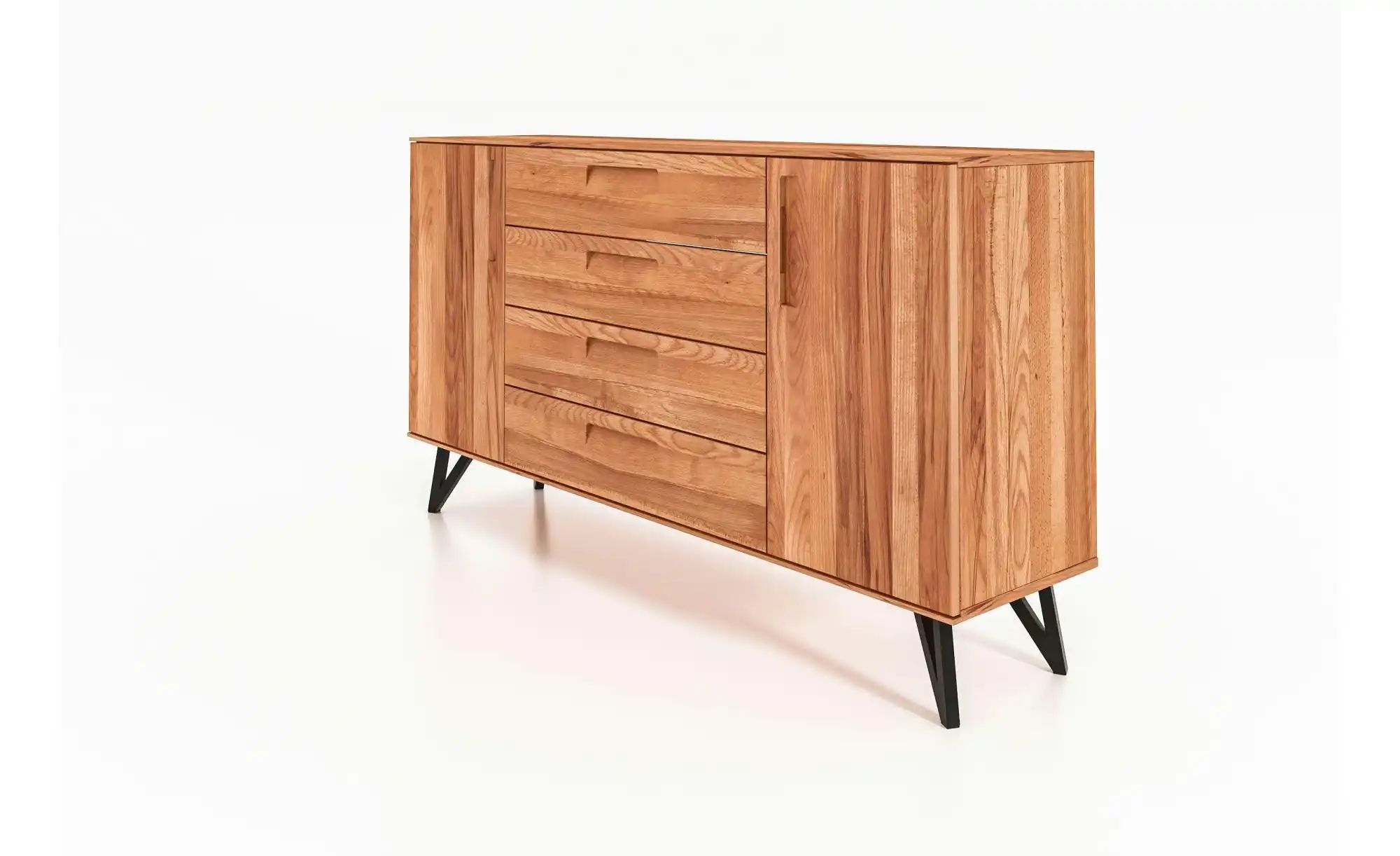 Highboard  Karl ¦ holzfarben ¦ Maße (cm): B: 182 H: 100 Kommoden & Sideboar günstig online kaufen