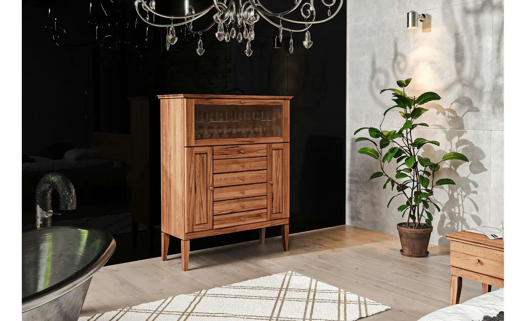 Highboard  Erik ¦ holzfarben ¦ Maße (cm): B: 112 H: 50 Kommoden & Sideboard günstig online kaufen