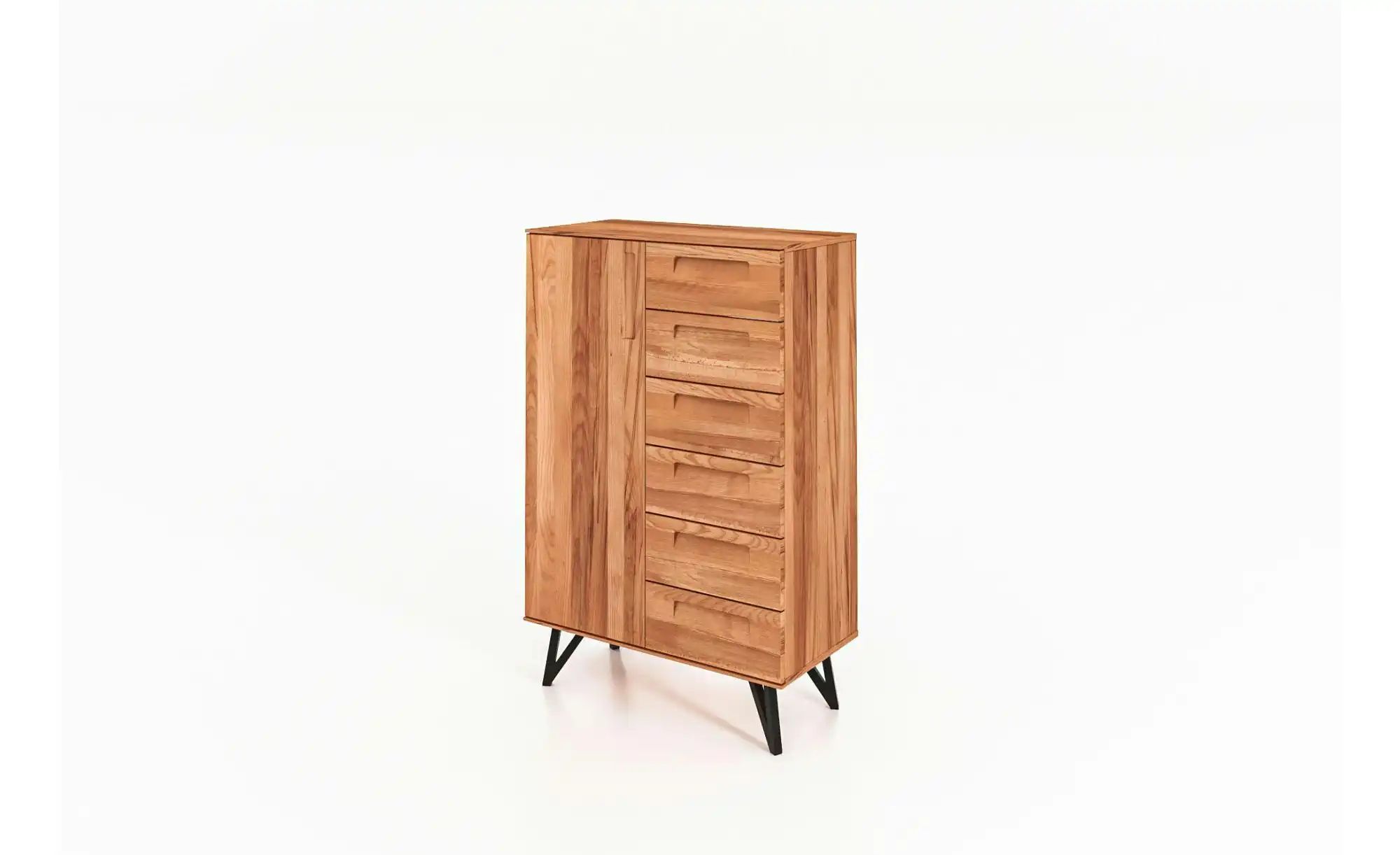 Highboard  Karl ¦ holzfarben ¦ Maße (cm): B: 91 H: 140 Kommoden & Sideboard günstig online kaufen