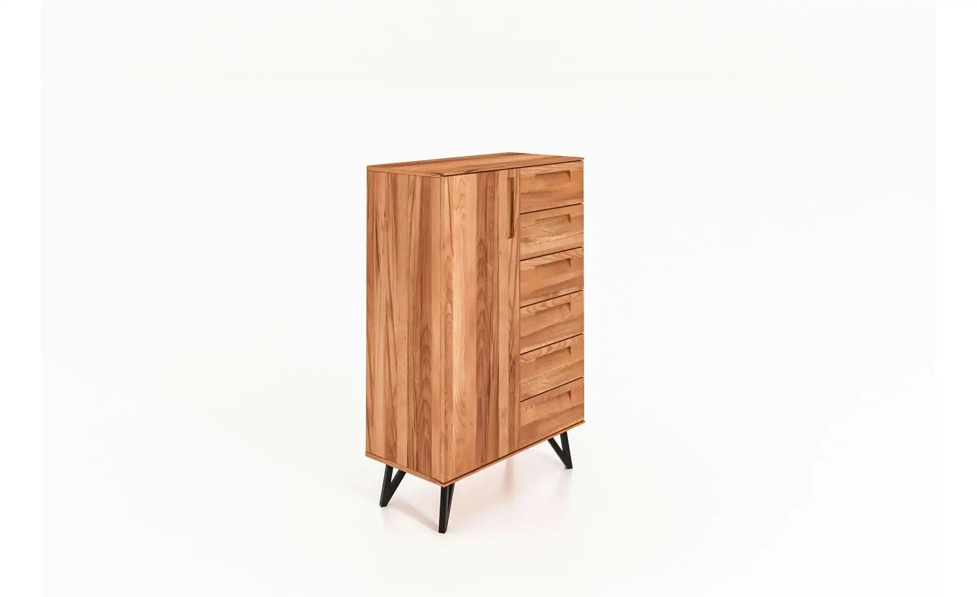 Highboard  Karl ¦ holzfarben ¦ Maße (cm): B: 91 H: 140 Kommoden & Sideboard günstig online kaufen