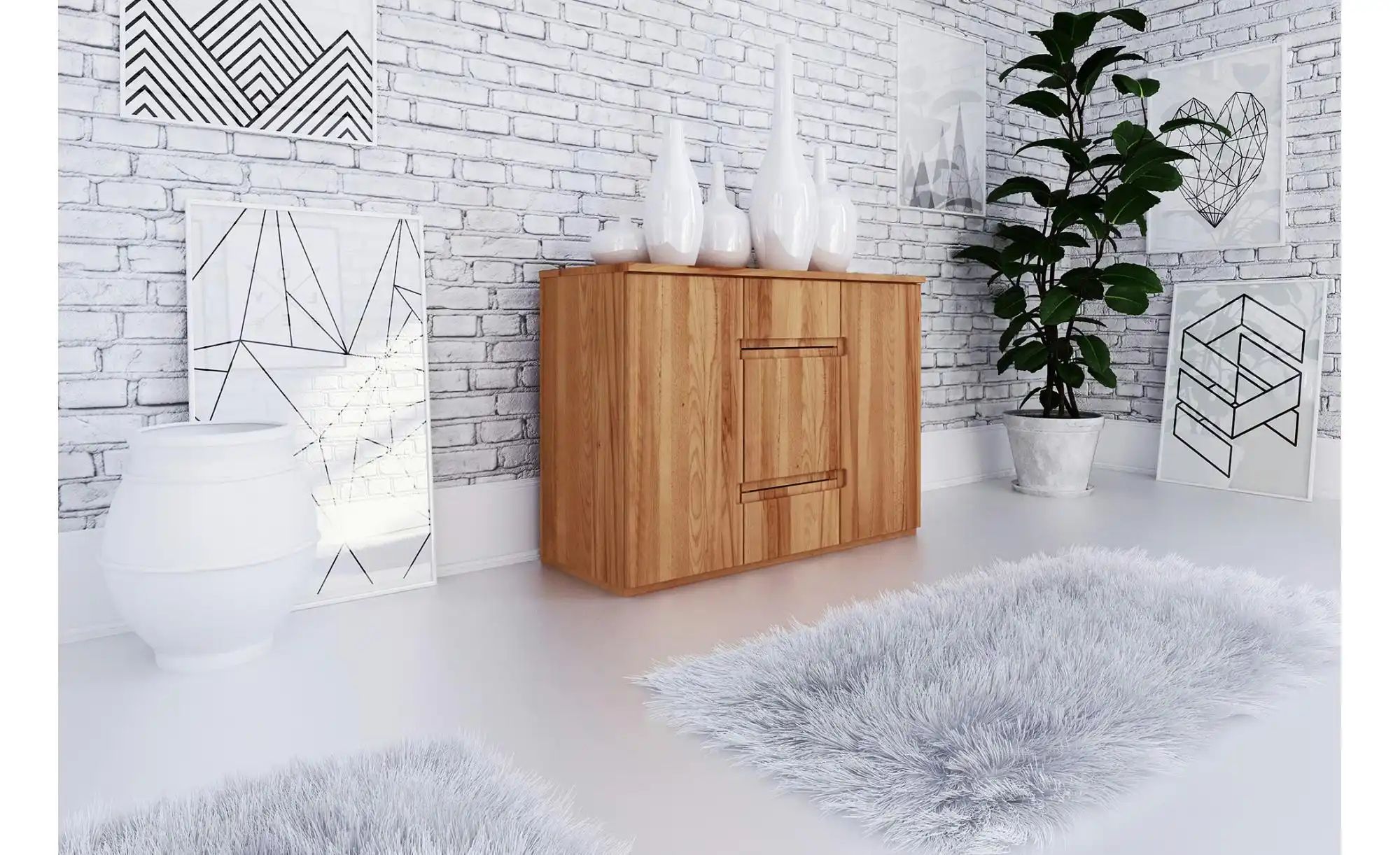 Sideboard  Felix ¦ holzfarben ¦ Maße (cm): B: 111 H: 83 Kommoden & Sideboar günstig online kaufen