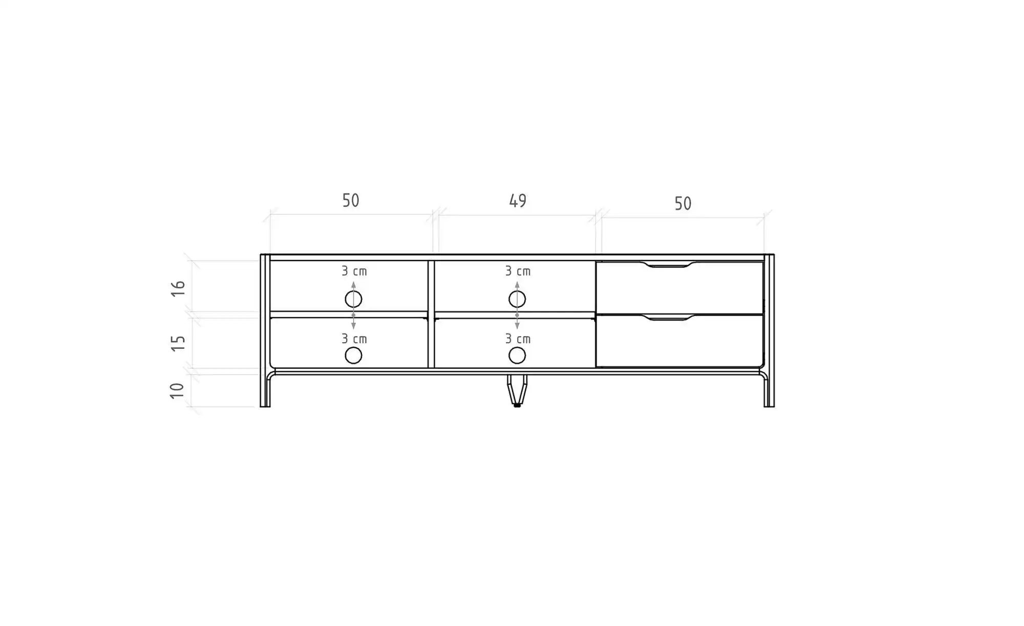Lowboard  Jonas ¦ holzfarben ¦ Maße (cm): B: 160 H: 48 Kommoden & Sideboard günstig online kaufen
