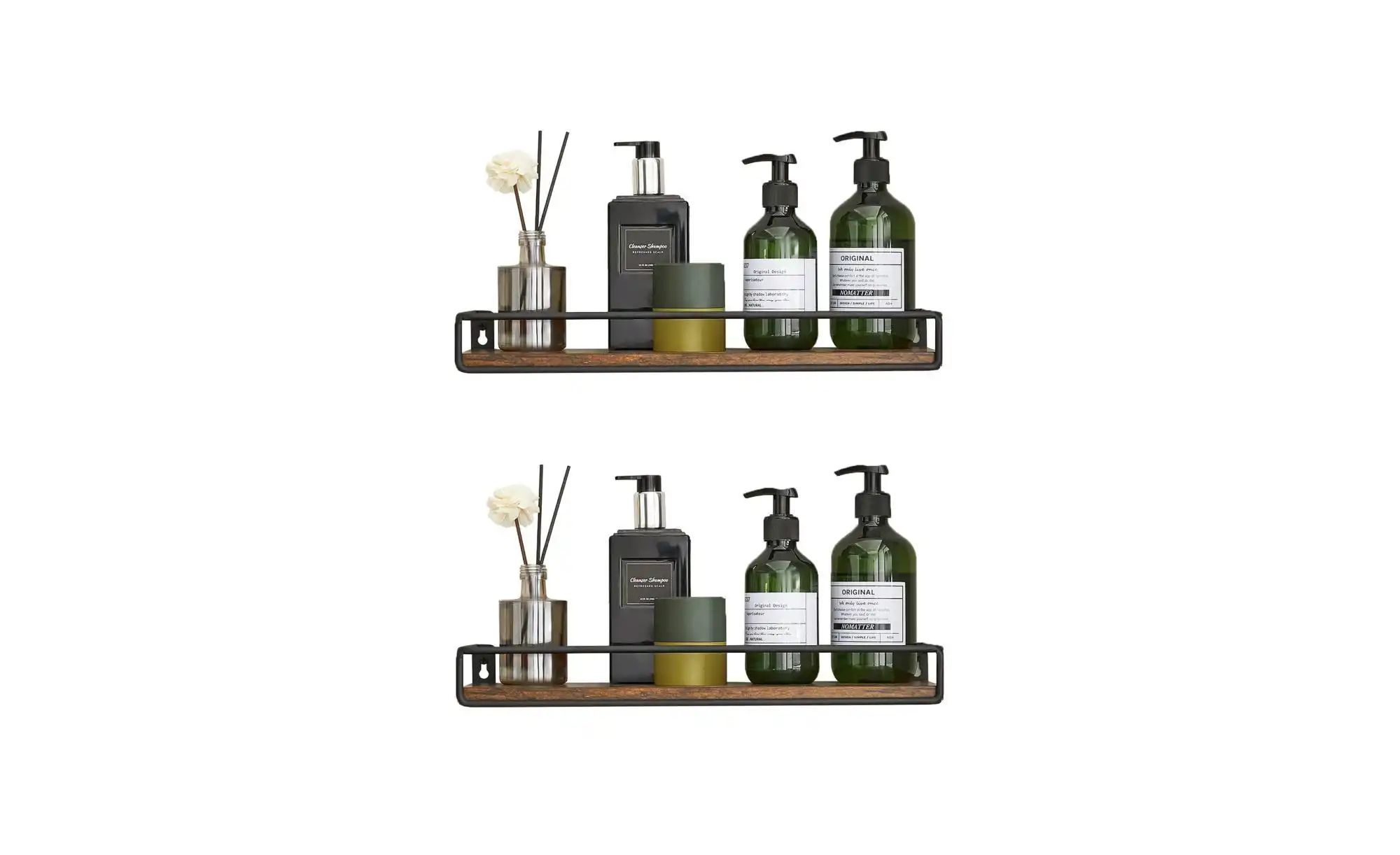 Wandregal 2er-Set  Kean ¦ braun ¦ Maße (cm): B: 15,5 H: 9 Regale > Wandrega günstig online kaufen