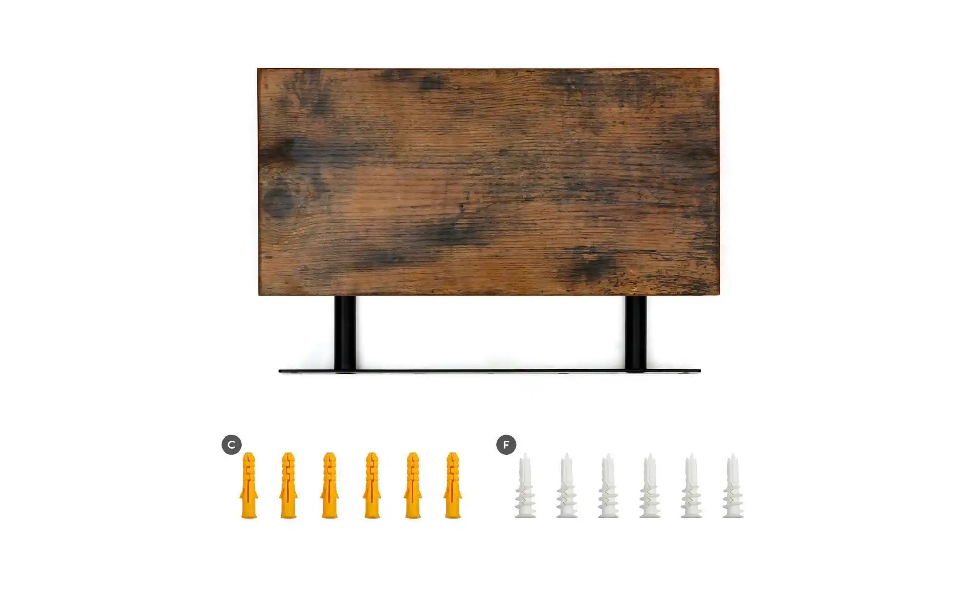 Wandregal  Kean ¦ braun ¦ Maße (cm): B: 40 H: 3,8 Regale > Wandregale - Höf günstig online kaufen