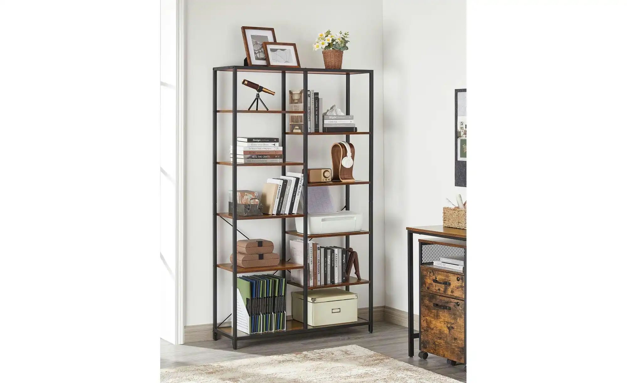 Thumbnail - Bücherregal  Barden ¦ braun ¦ Maße (cm): B: 100 H: 170 Regale > Standregale - Höffner