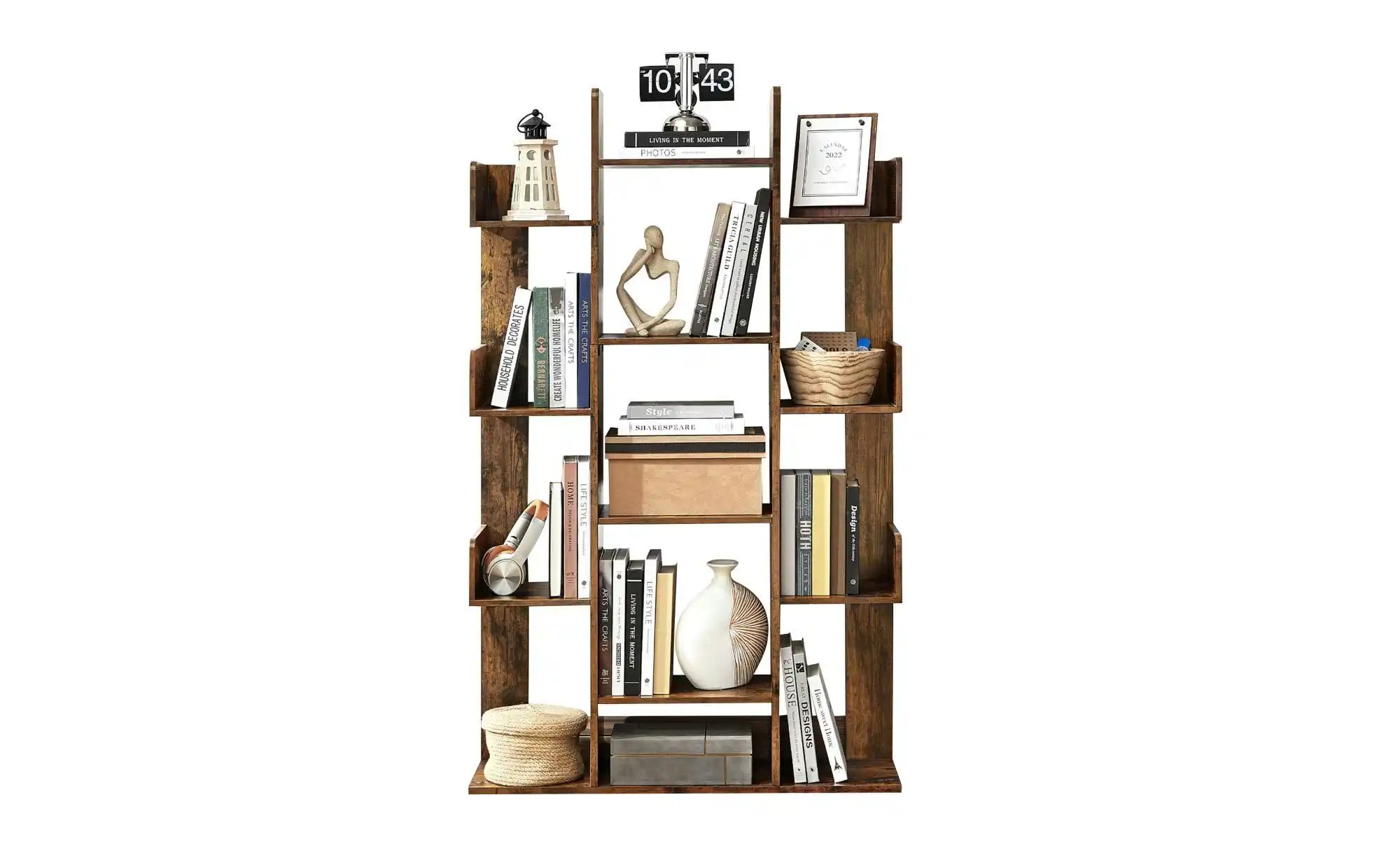 Bücherregal  Koni ¦ braun ¦ Maße (cm): B: 86 H: 140 Regale > Bücherregale - günstig online kaufen