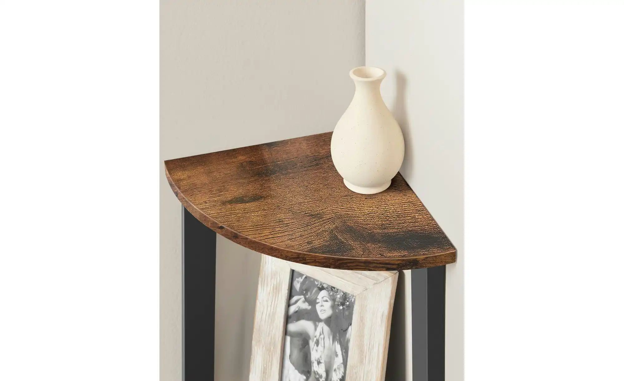 Thumbnail - Eckleiterregal  Barnet ¦ braun ¦ Maße (cm): B: 52 H: 159 Regale > Eckregale - Höffner