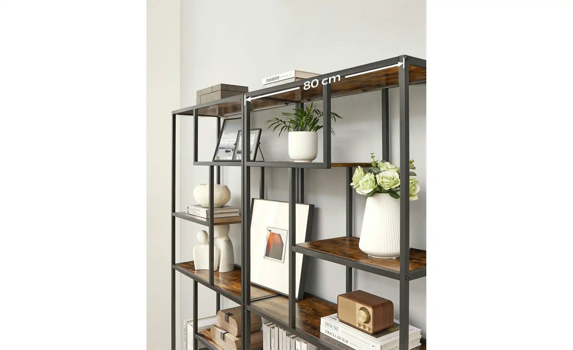 Thumbnail - Bücherregal  Barden ¦ braun ¦ Maße (cm): B: 80 H: 180 Regale > Standregale - Höffner