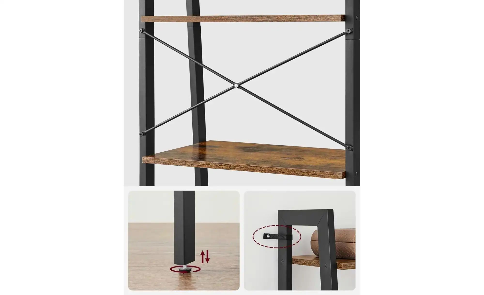 Regal  Barnet ¦ braun ¦ Maße (cm): B: 56 H: 137,2 Regale > Standregale - Hö günstig online kaufen