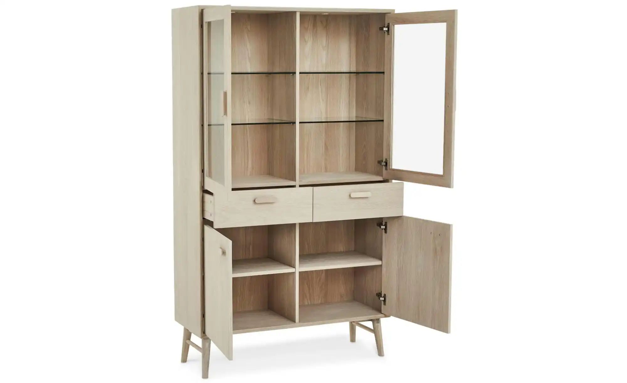 Thumbnail - Furnhouse Vitrine   ¦ holzfarben ¦ Maße (cm): B: 110 H: 187 Schränke > Vitrinen - Höffner