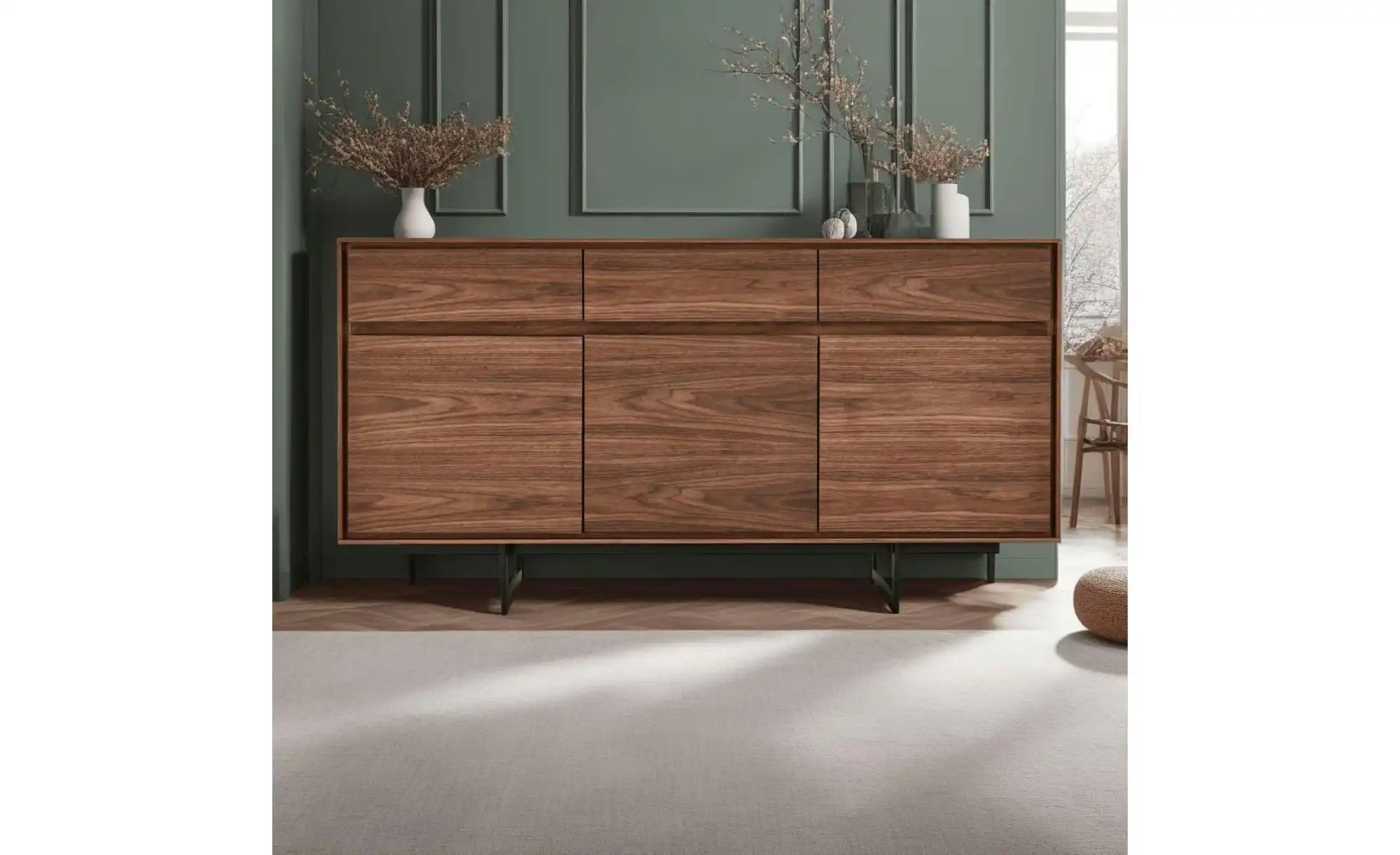 Furnhouse Sideboard   ¦ holzfarben ¦ Maße (cm): B: 155 H: 82 Kommoden & Sid günstig online kaufen