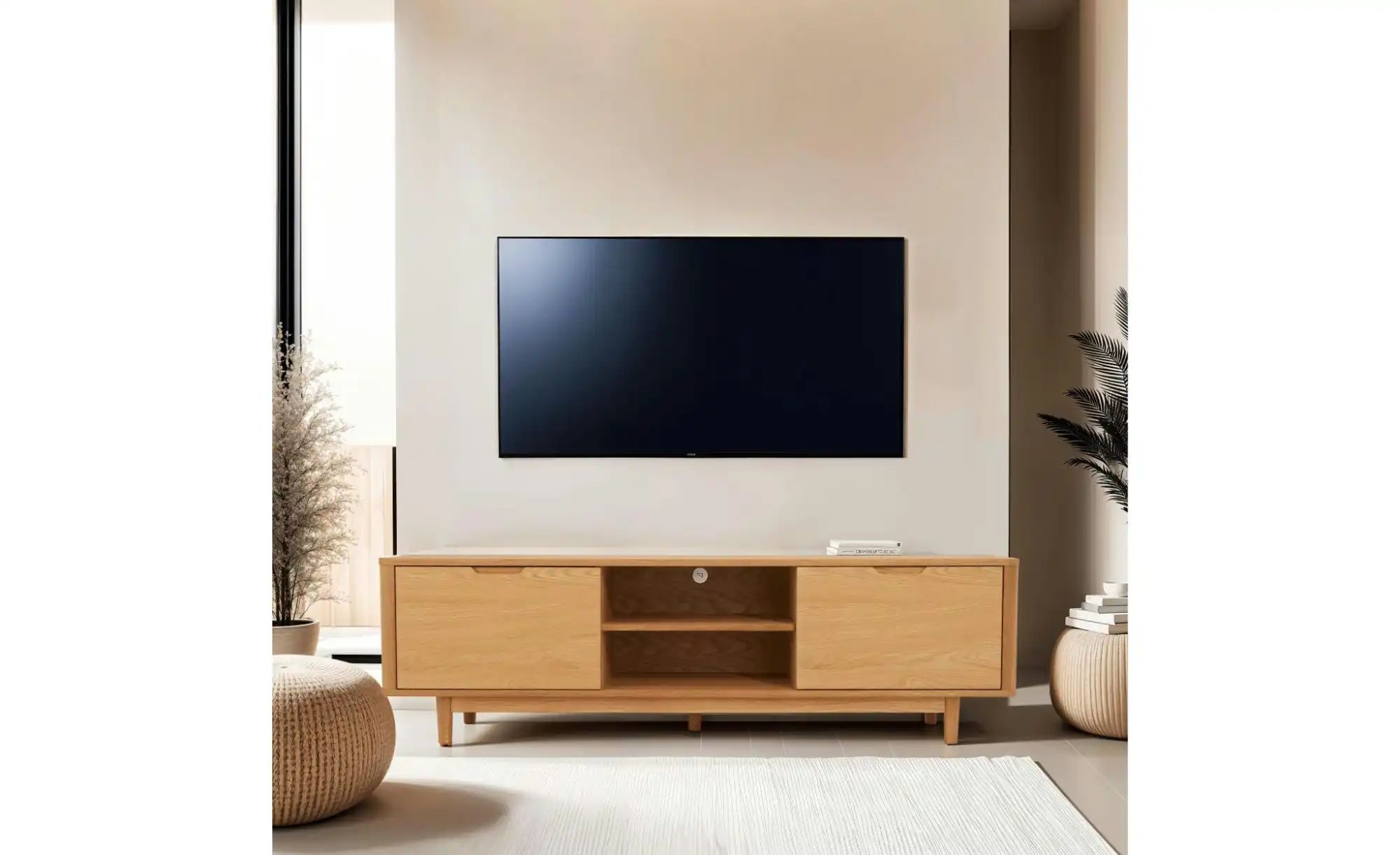 Furnhouse Lowboard   ¦ holzfarben ¦ Maße (cm): B: 180 H: 52 TV- & Media Möb günstig online kaufen