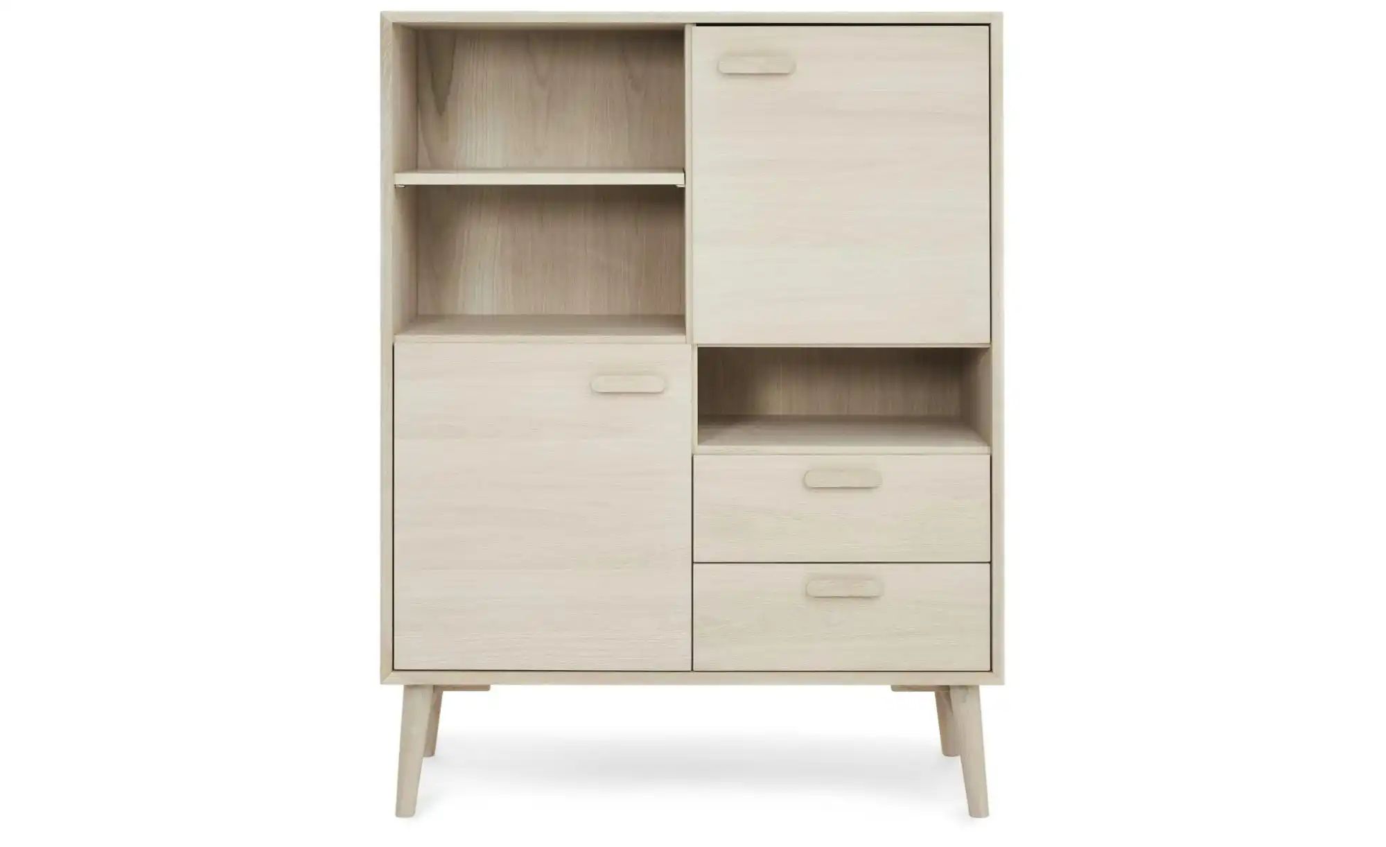 Furnhouse Highboard   ¦ holzfarben ¦ Maße (cm): B: 100 H: 130 Kommoden & Si günstig online kaufen