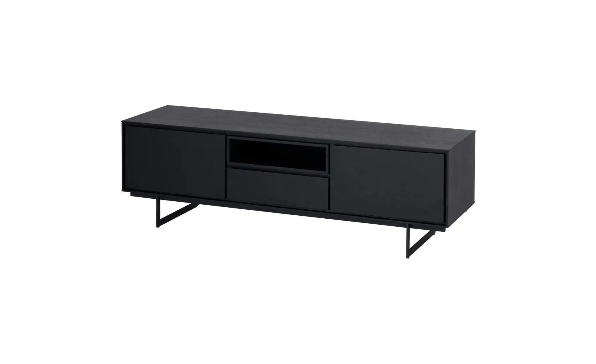 Furnhouse Lowboard   ¦ schwarz ¦ Maße (cm): B: 160 H: 50 TV- & Media Möbel günstig online kaufen