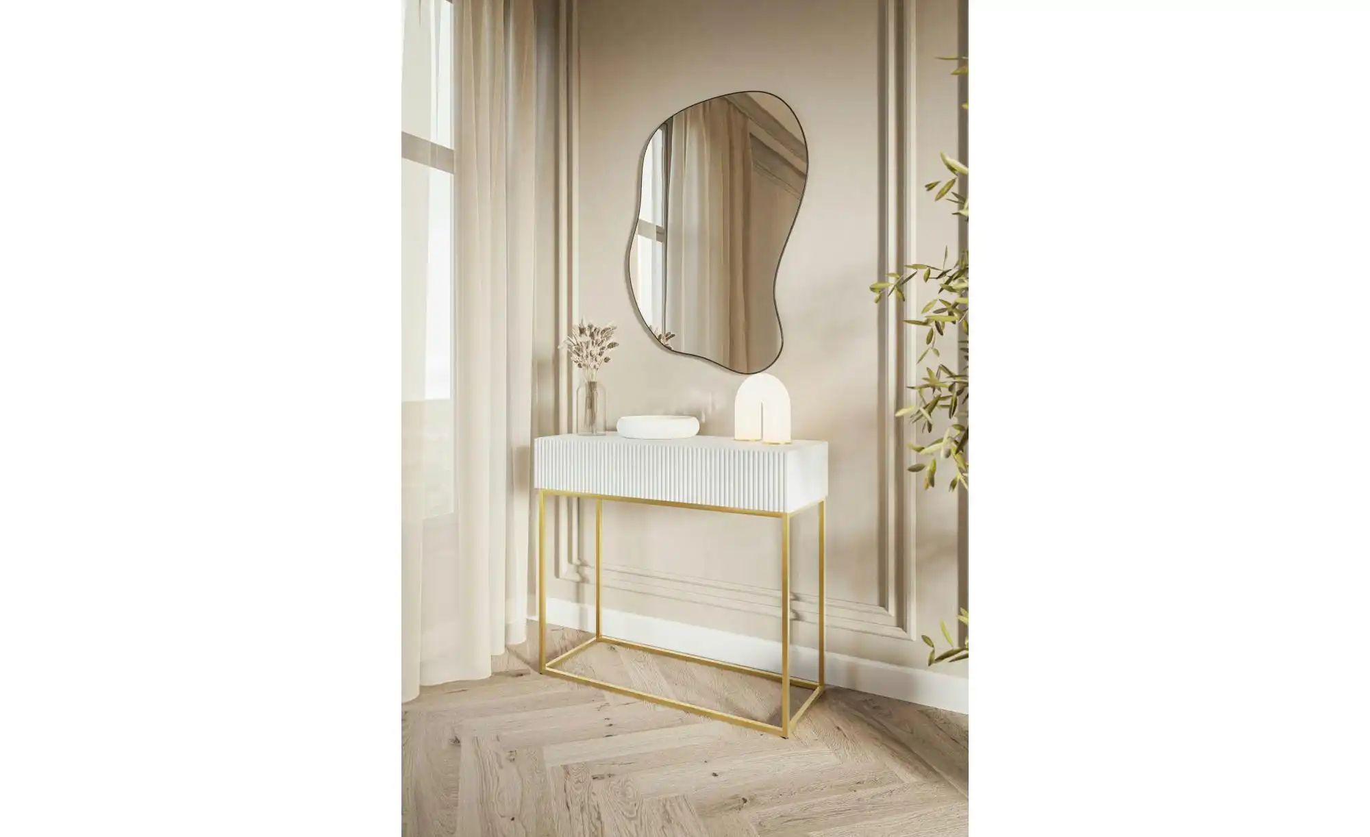 Thumbnail - Selsey Konsolentisch Veldio ¦ weiß ¦ Maße (cm): B: 90 H: 79 Tische > Konsolentische - Höffner